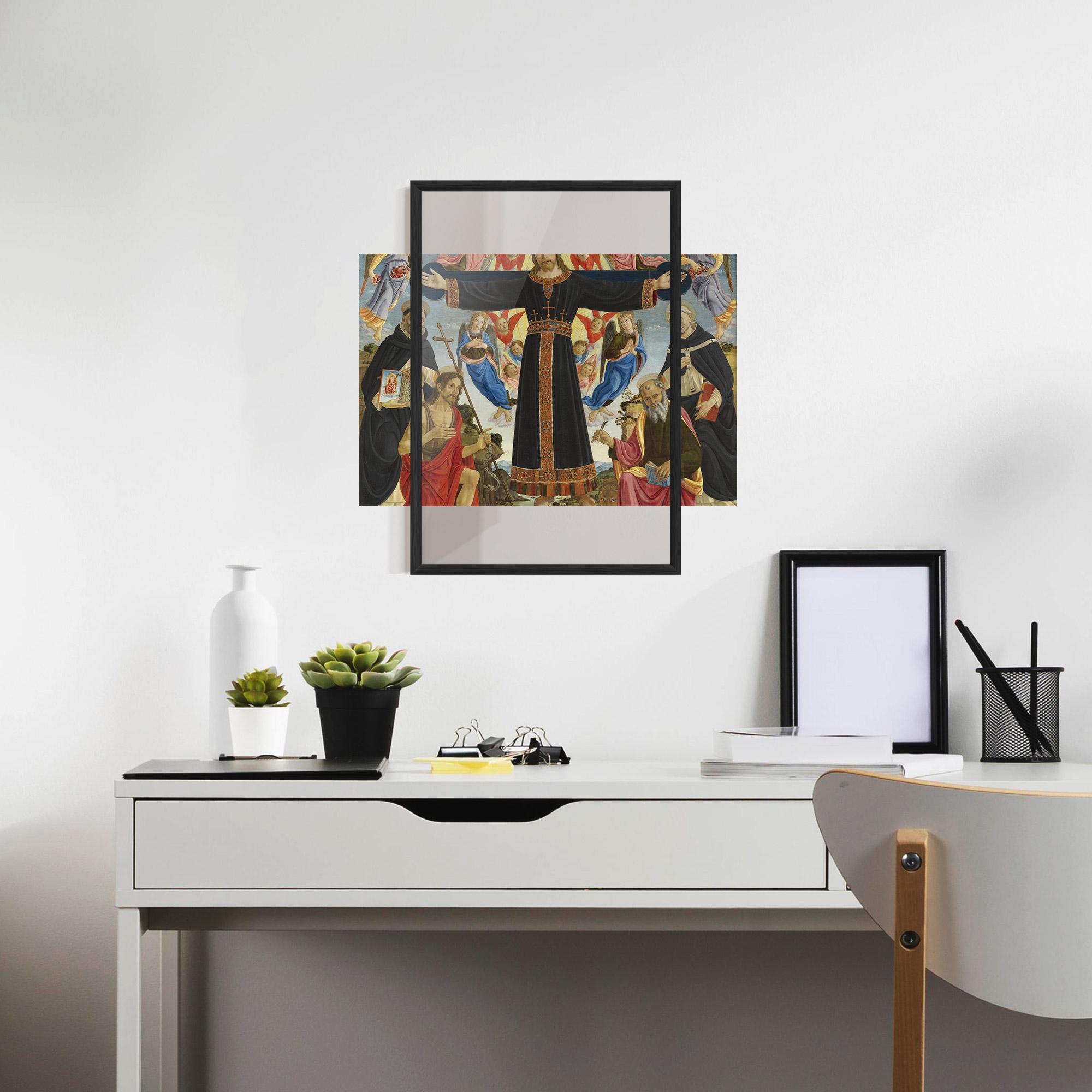 Plakat w Ramie Open Divine Arms mockup 7