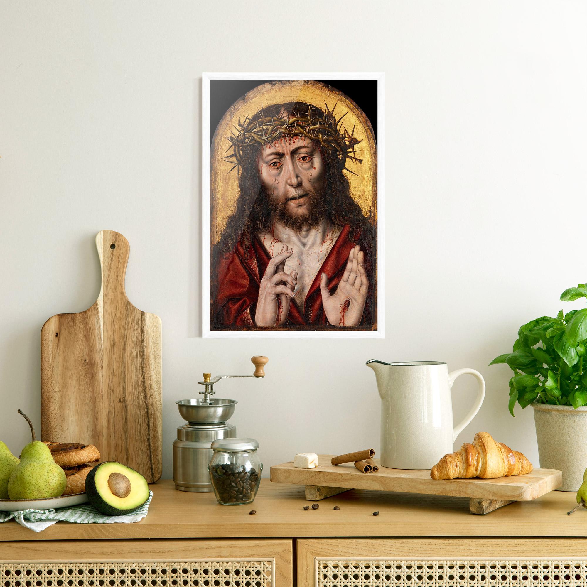 Plakat w Ramie Blood Hand Jesus mockup 8