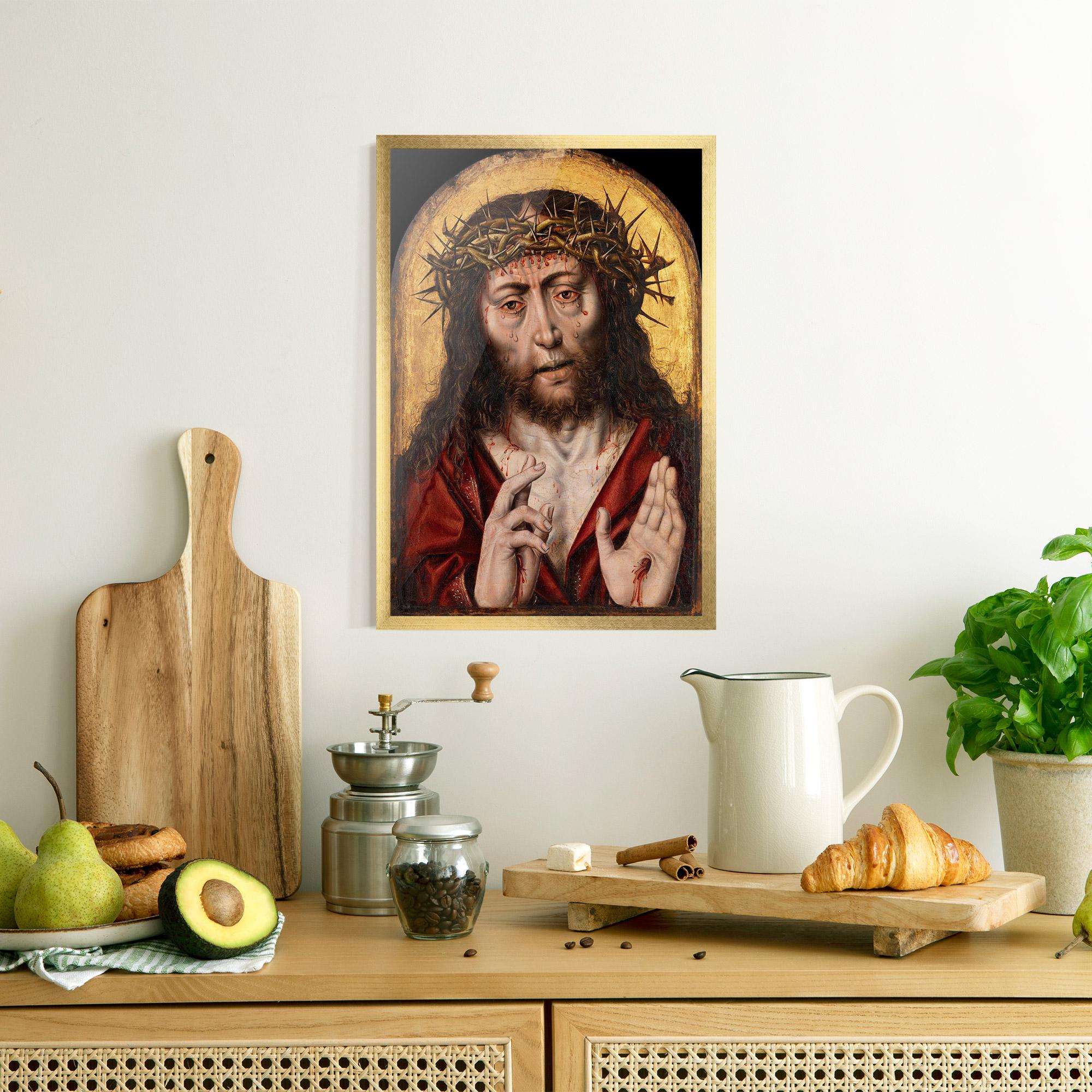 Plakat w Ramie Blood Hand Jesus mockup 8