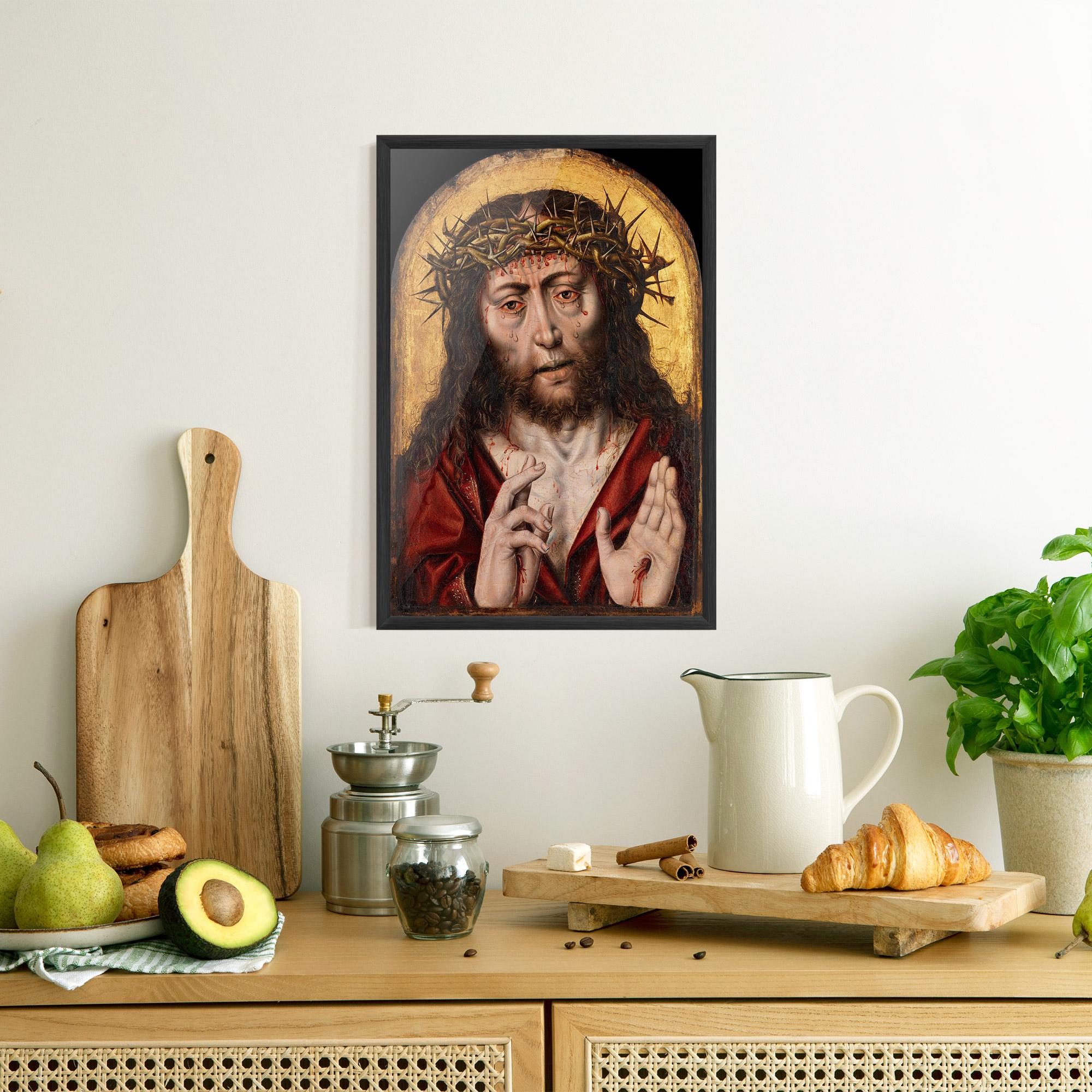Plakat w Ramie Blood Hand Jesus mockup 8
