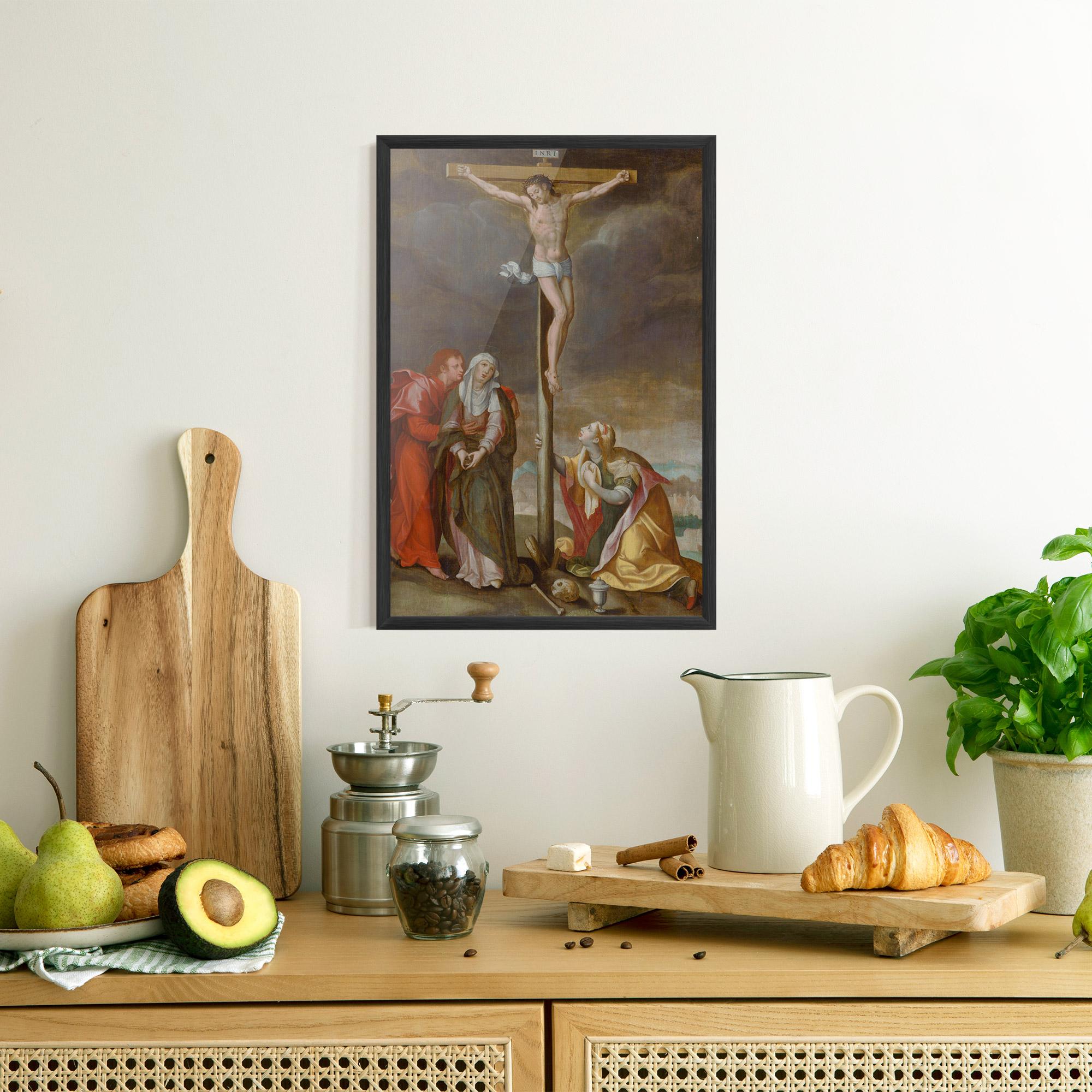 Plakat w Ramie Old Cross Jesus mockup 8