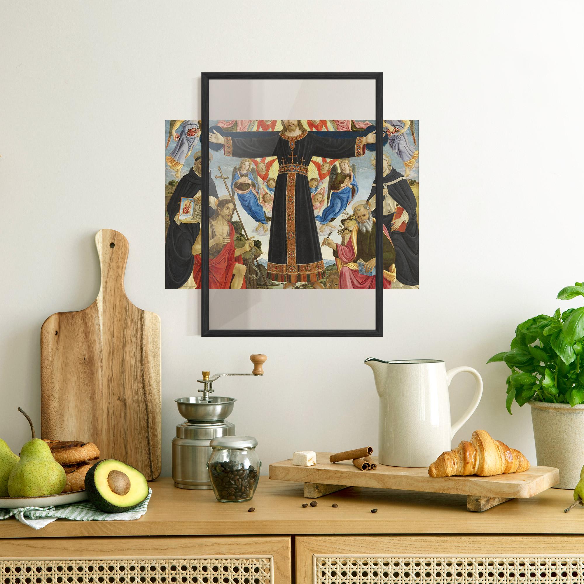 Plakat w Ramie Open Divine Arms mockup 8