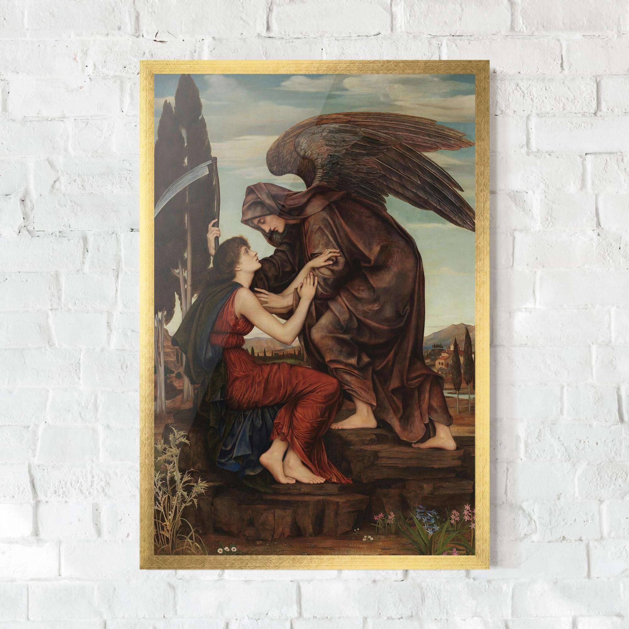 Plakat w Ramie Angel Of Death mockup 0