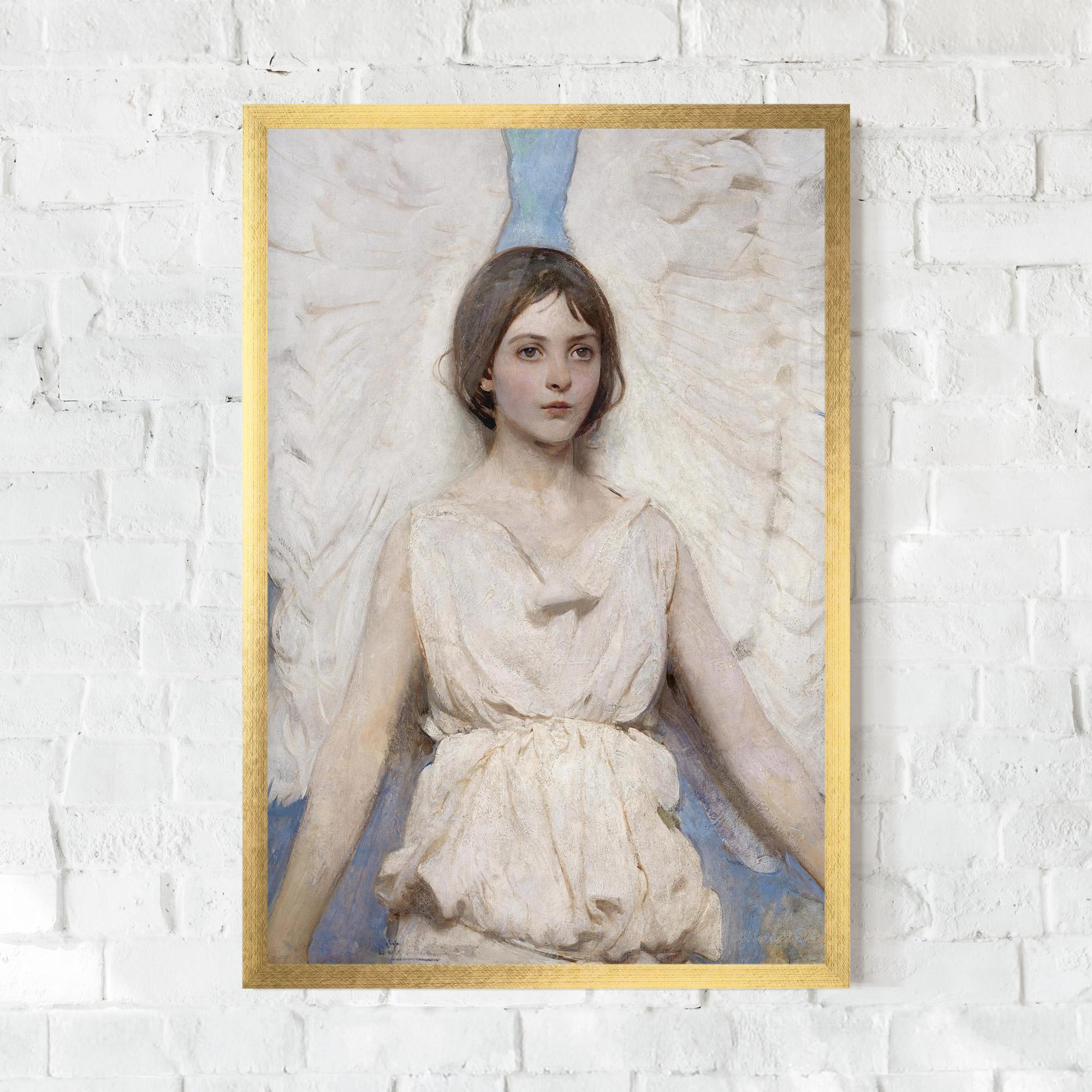 Plakat w Ramie Pretty Angel Painting mockup 0