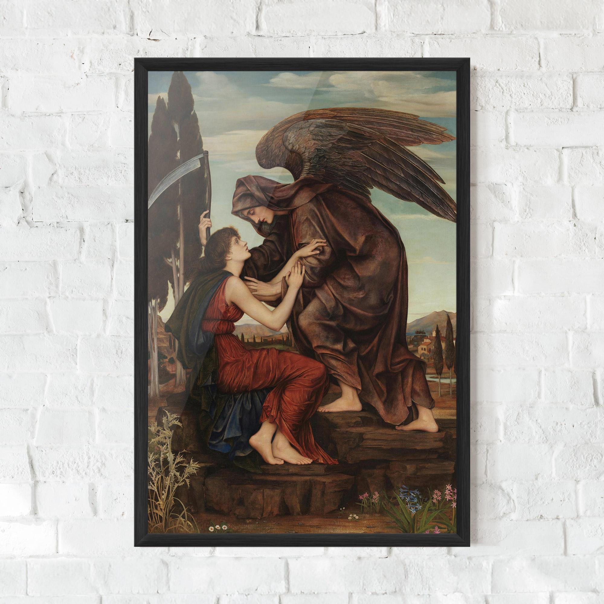 Plakat w Ramie Angel Of Death mockup 0