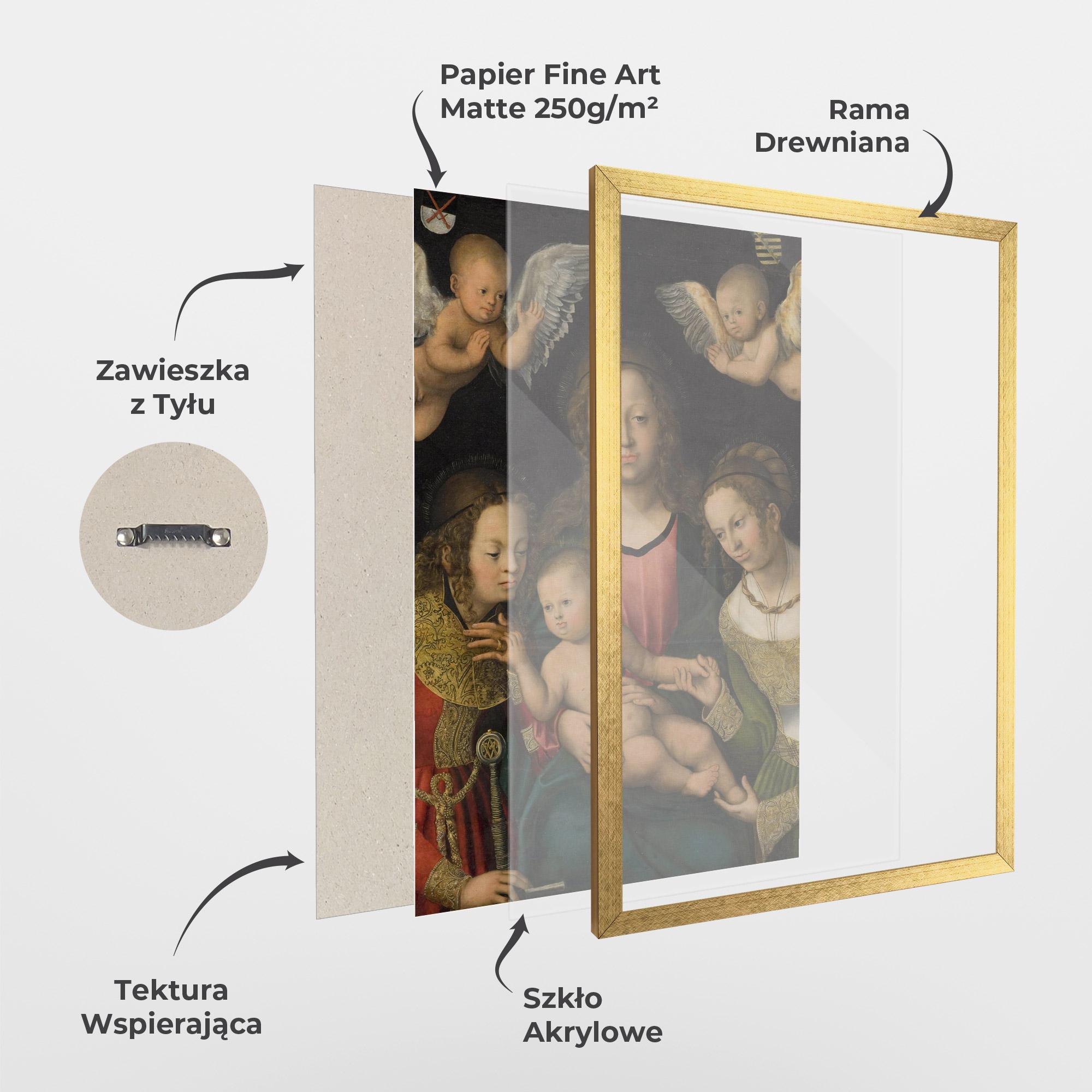 Plakat w Ramie Small Little Angels mockup 1