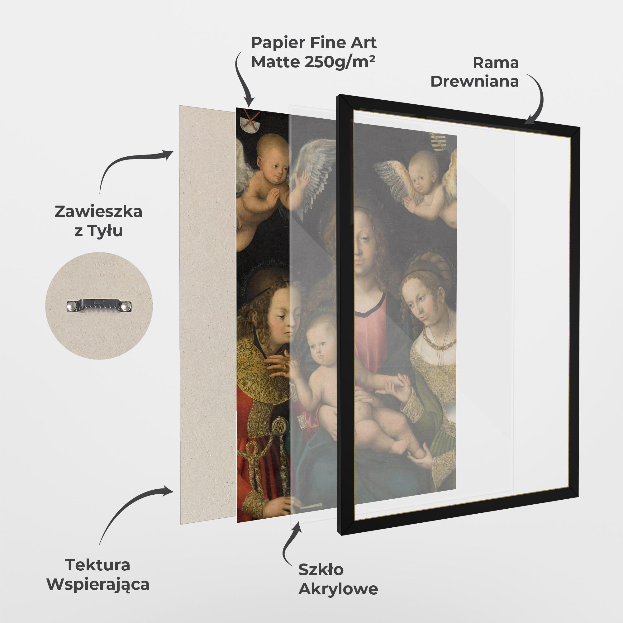 Plakat w Ramie Small Little Angels mockup 1