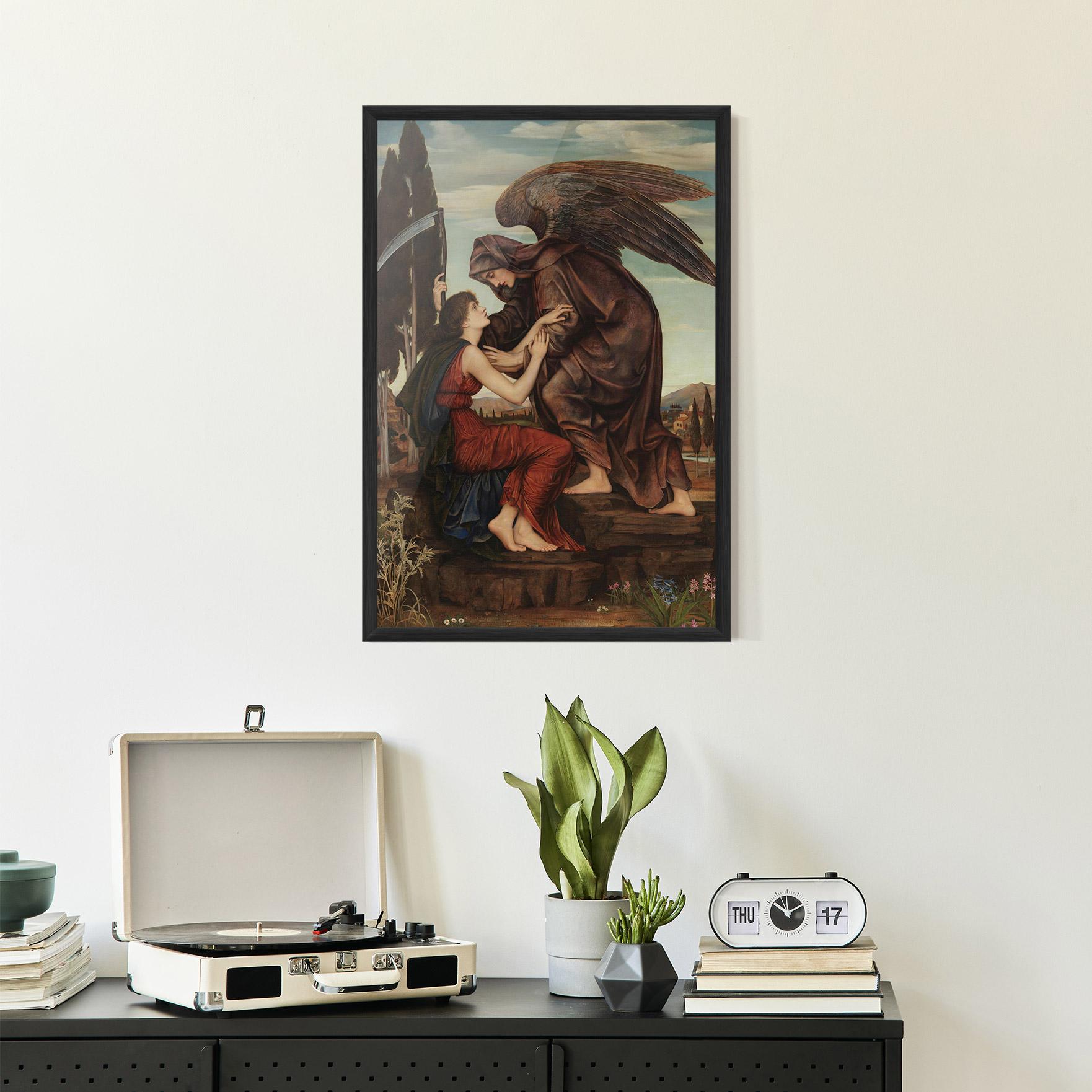 Plakat w Ramie Angel Of Death mockup 2