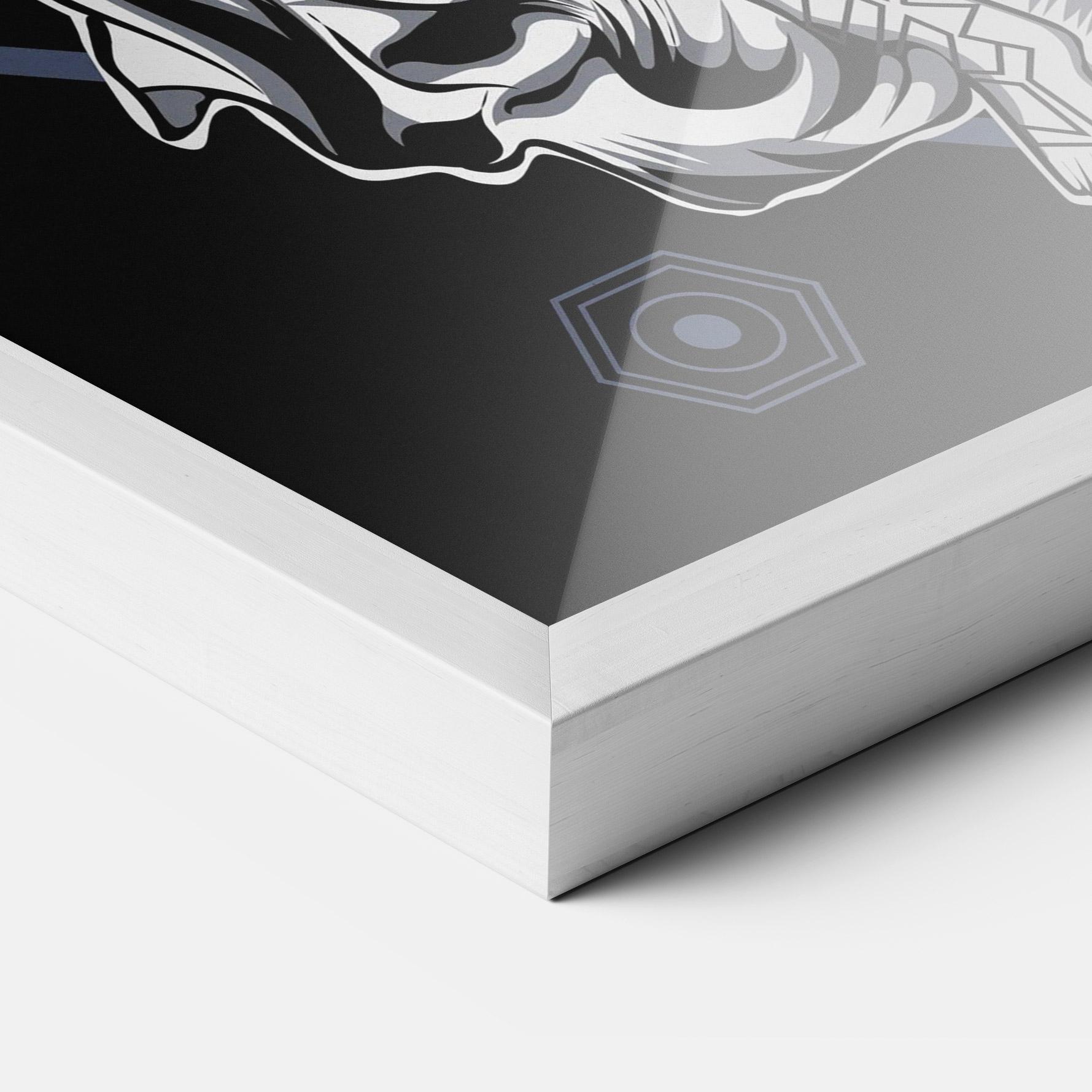 Plakat w Ramie Angel Fights mockup 3