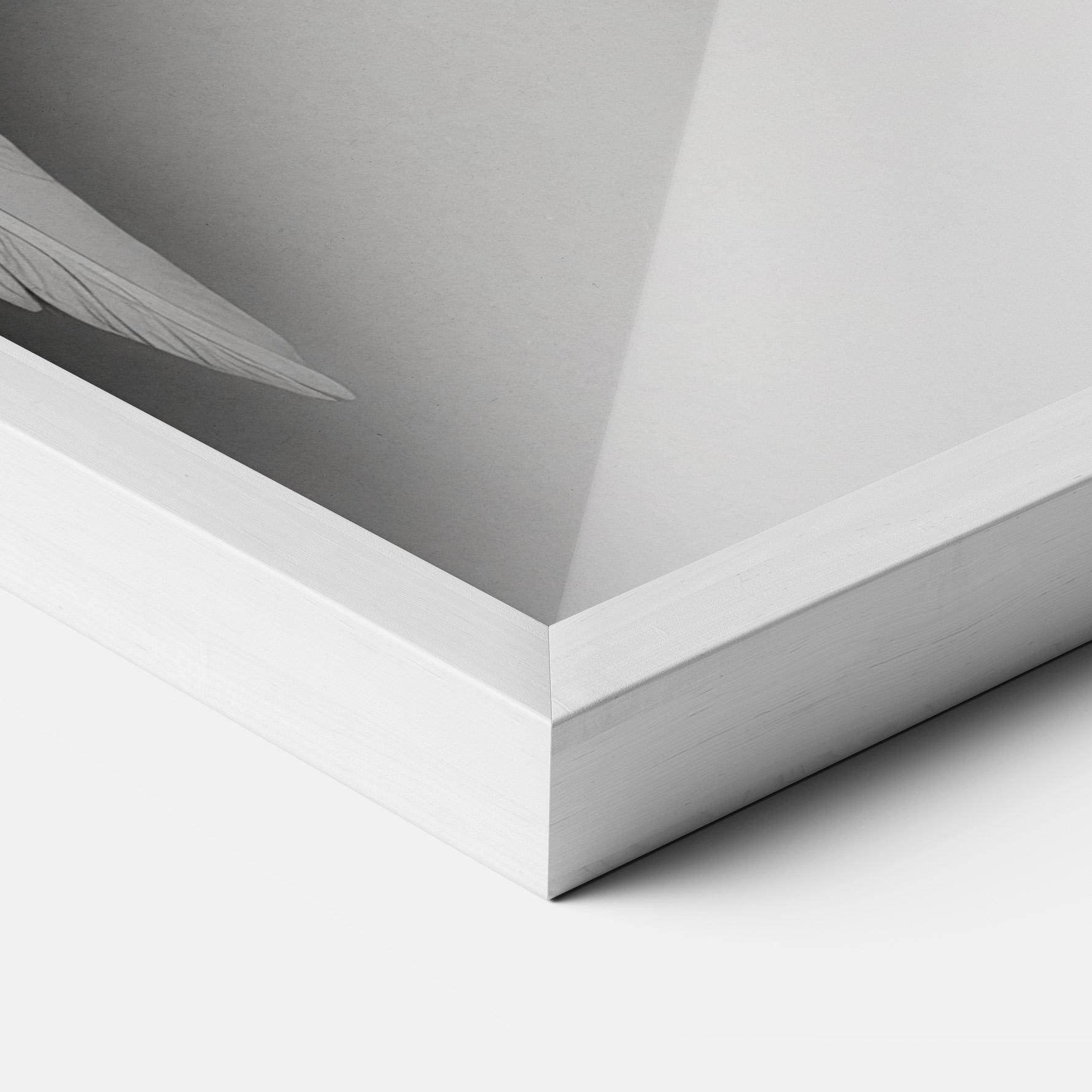 Plakat w Ramie Realistic Angel Wings mockup 3