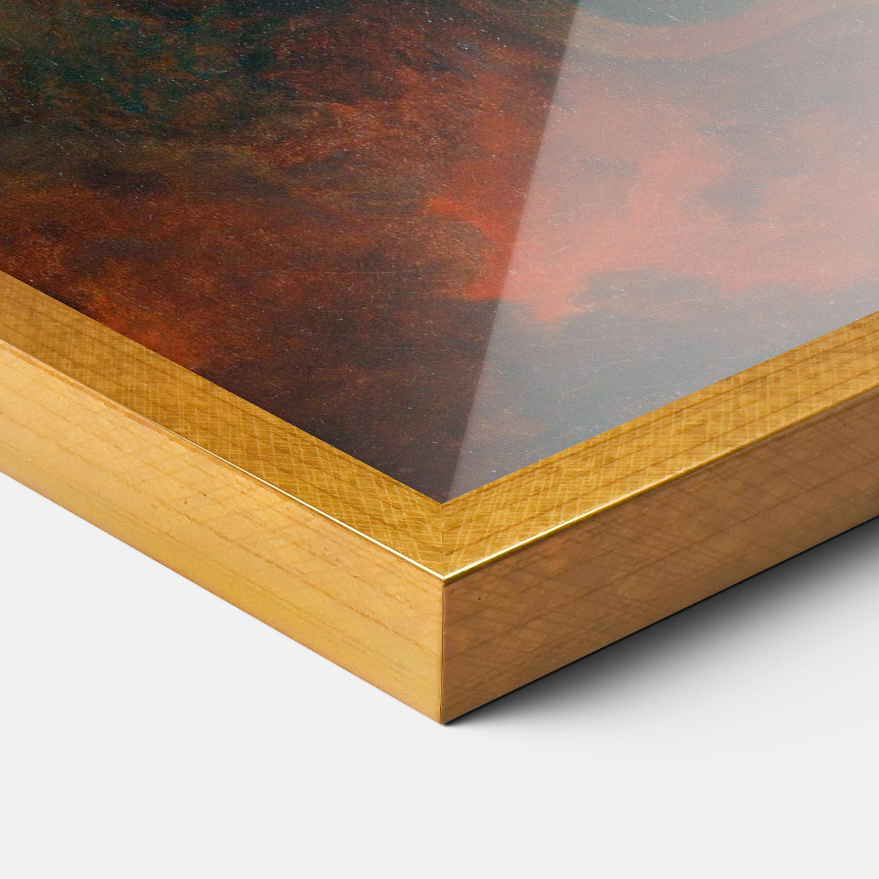 Plakat w Ramie Angel Killing Monster mockup 3