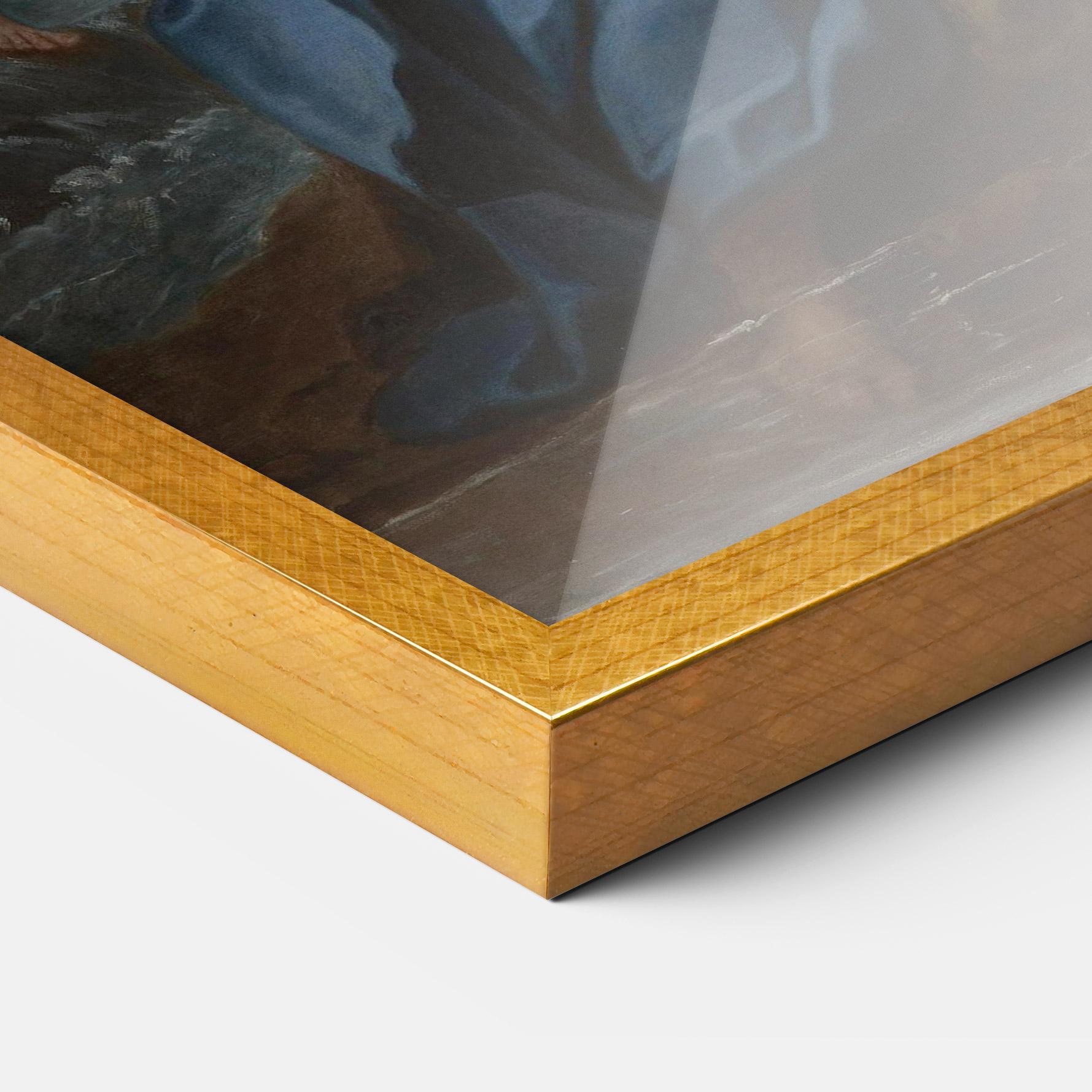 Plakat w Ramie Bird Floating mockup 3