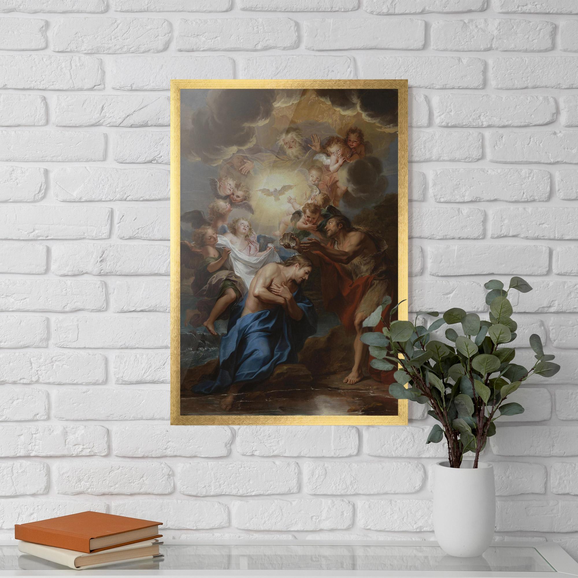 Plakat w Ramie Bird Floating mockup 5