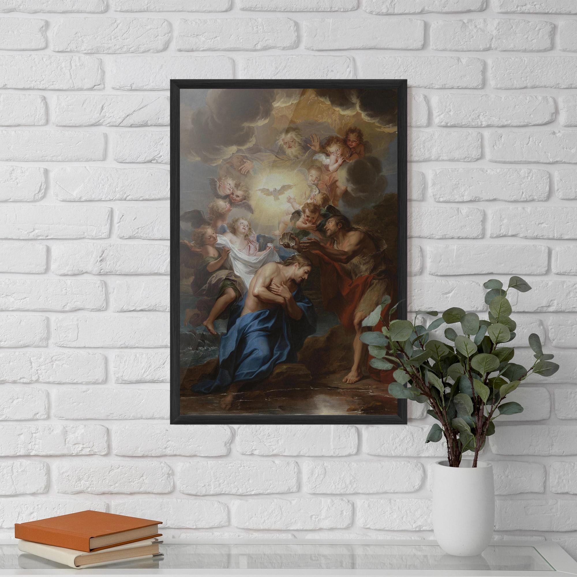 Plakat w Ramie Bird Floating mockup 5