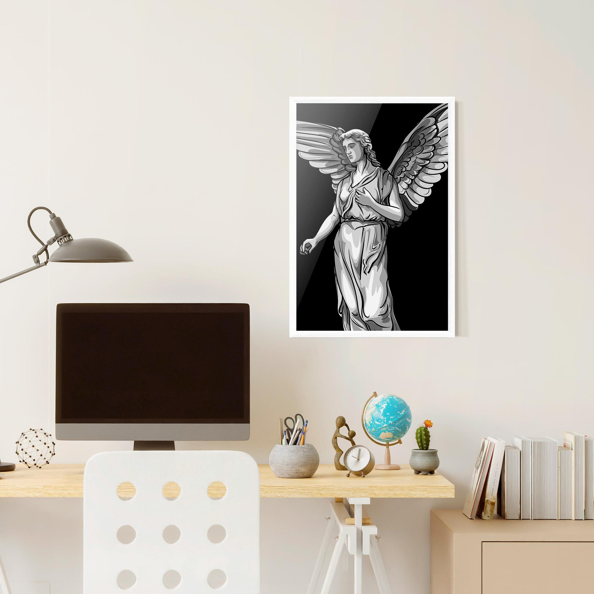 Plakat w Ramie Angel Hand mockup 6