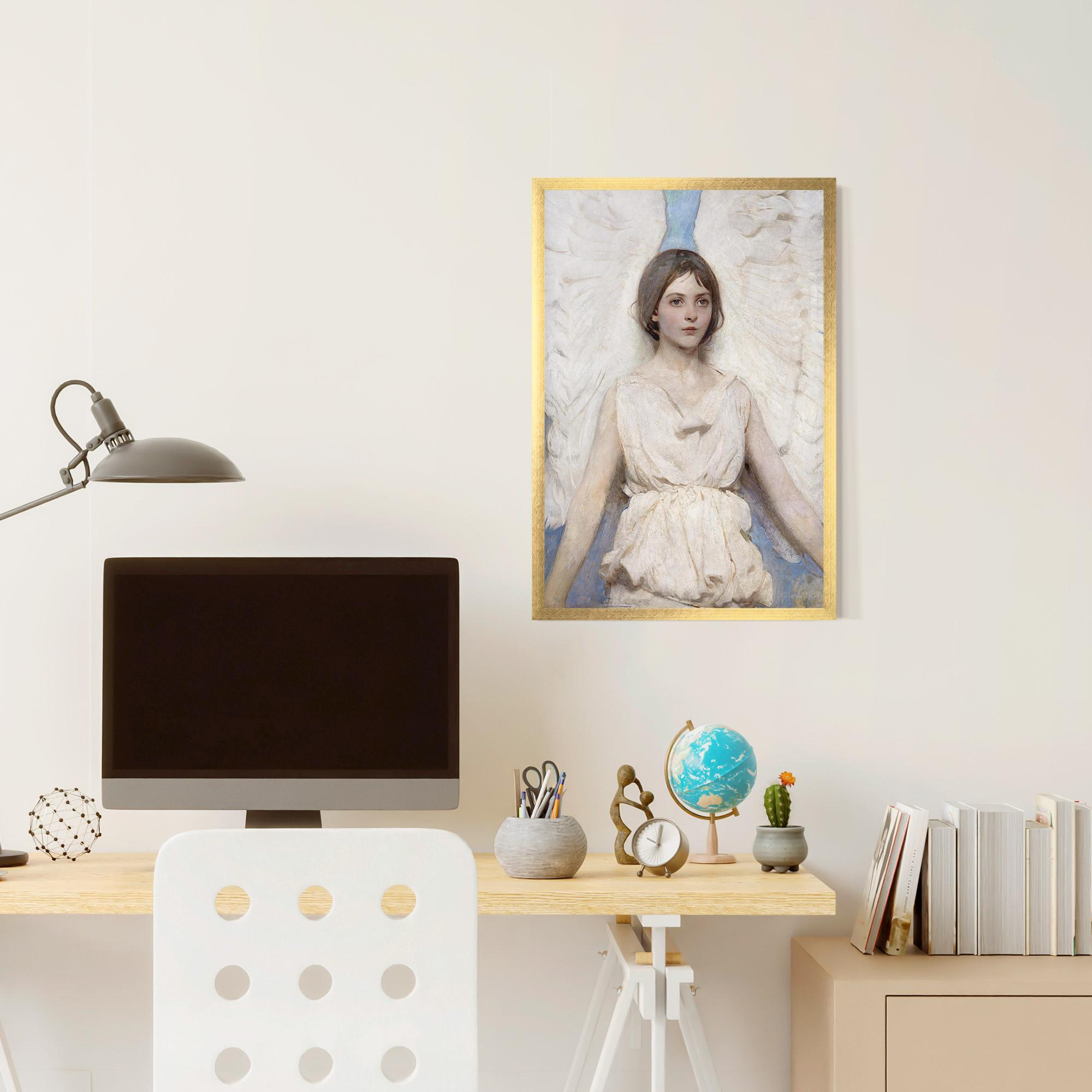 Plakat w Ramie Pretty Angel Painting mockup 6