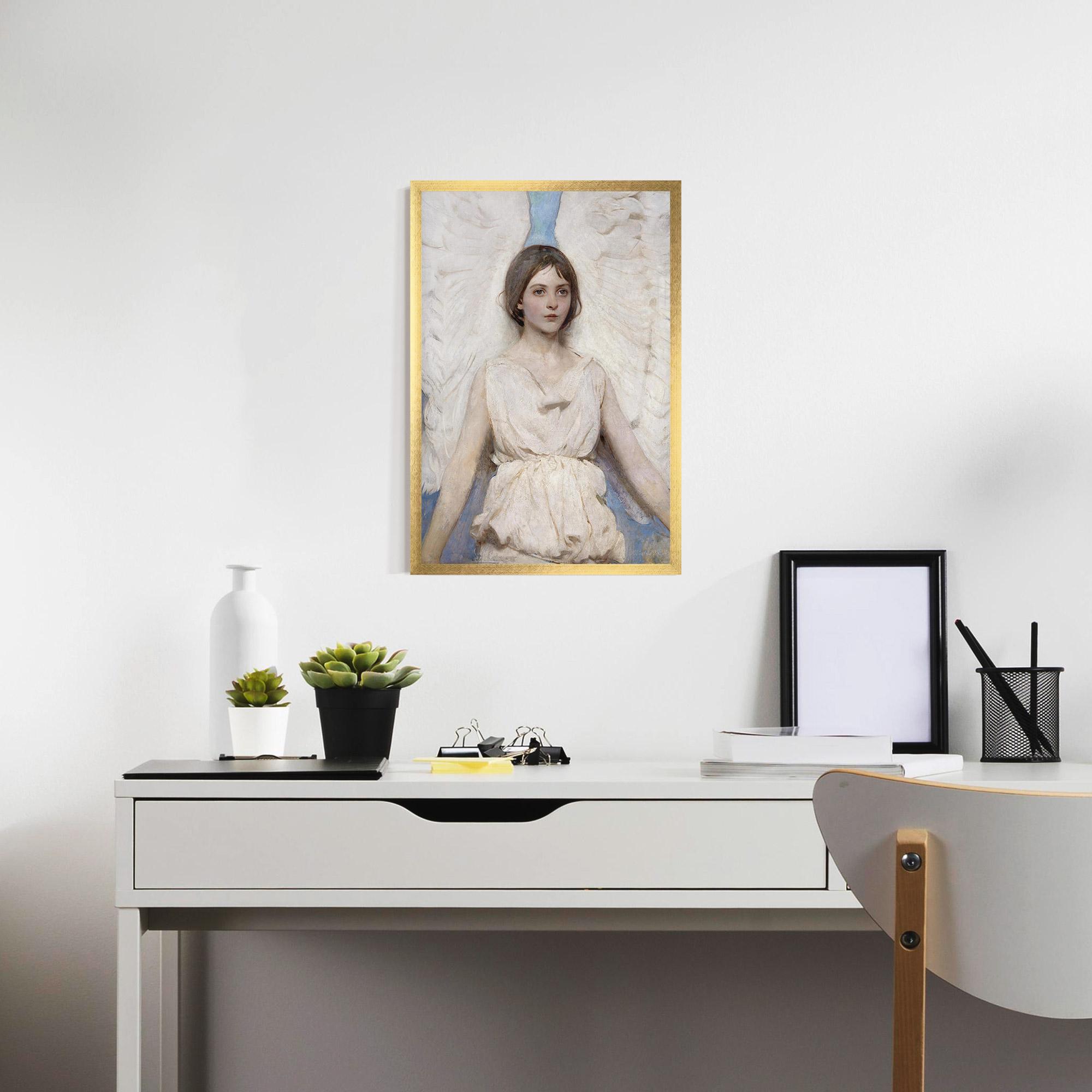 Plakat w Ramie Pretty Angel Painting mockup 7