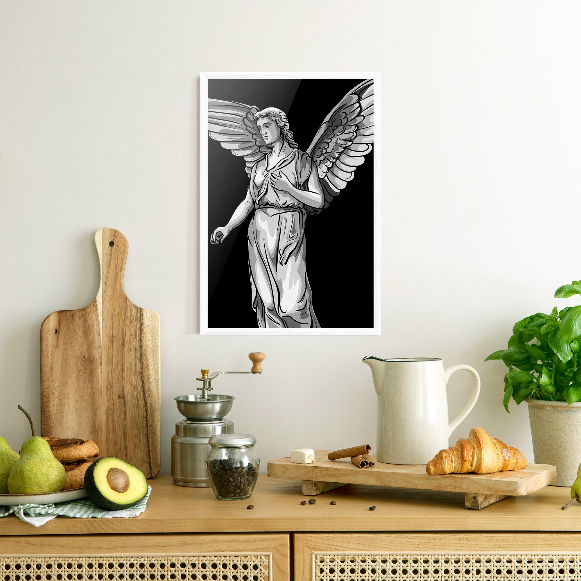 Plakat w Ramie Angel Hand mockup 8