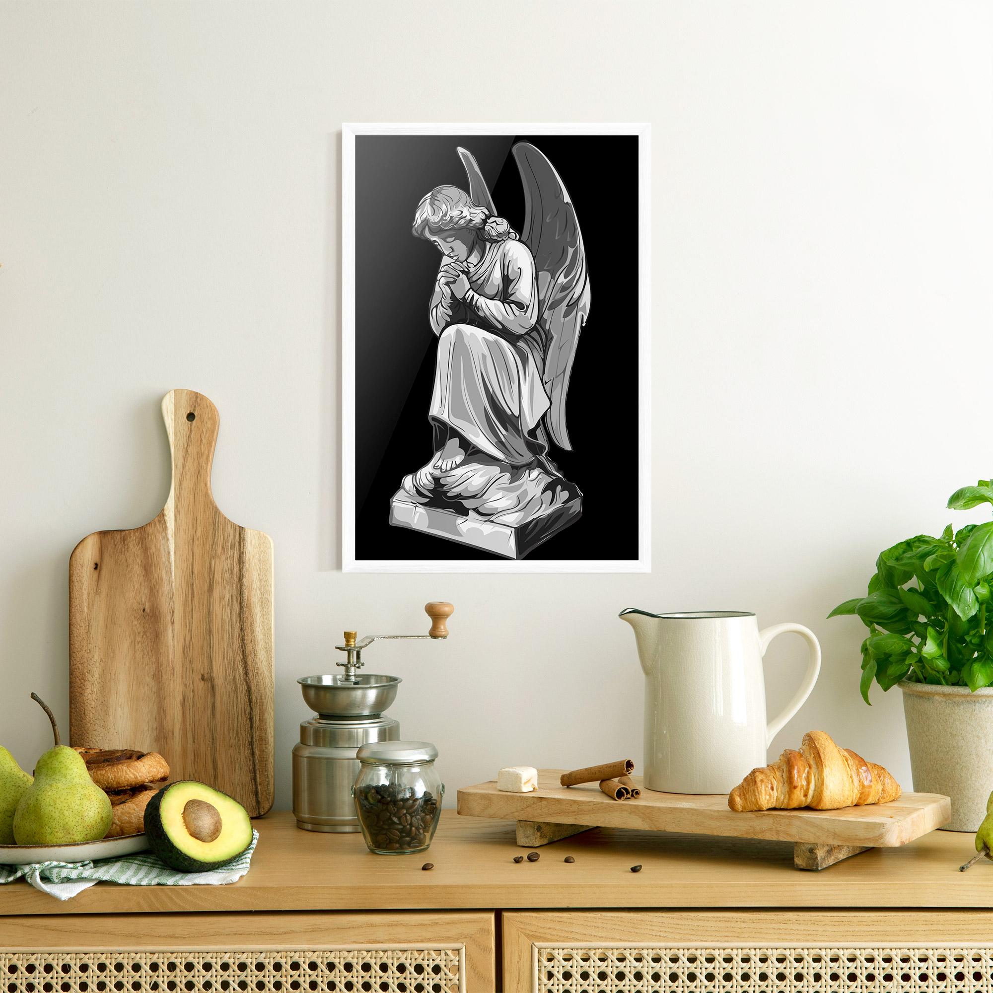 Plakat w Ramie Angel Pray mockup 8