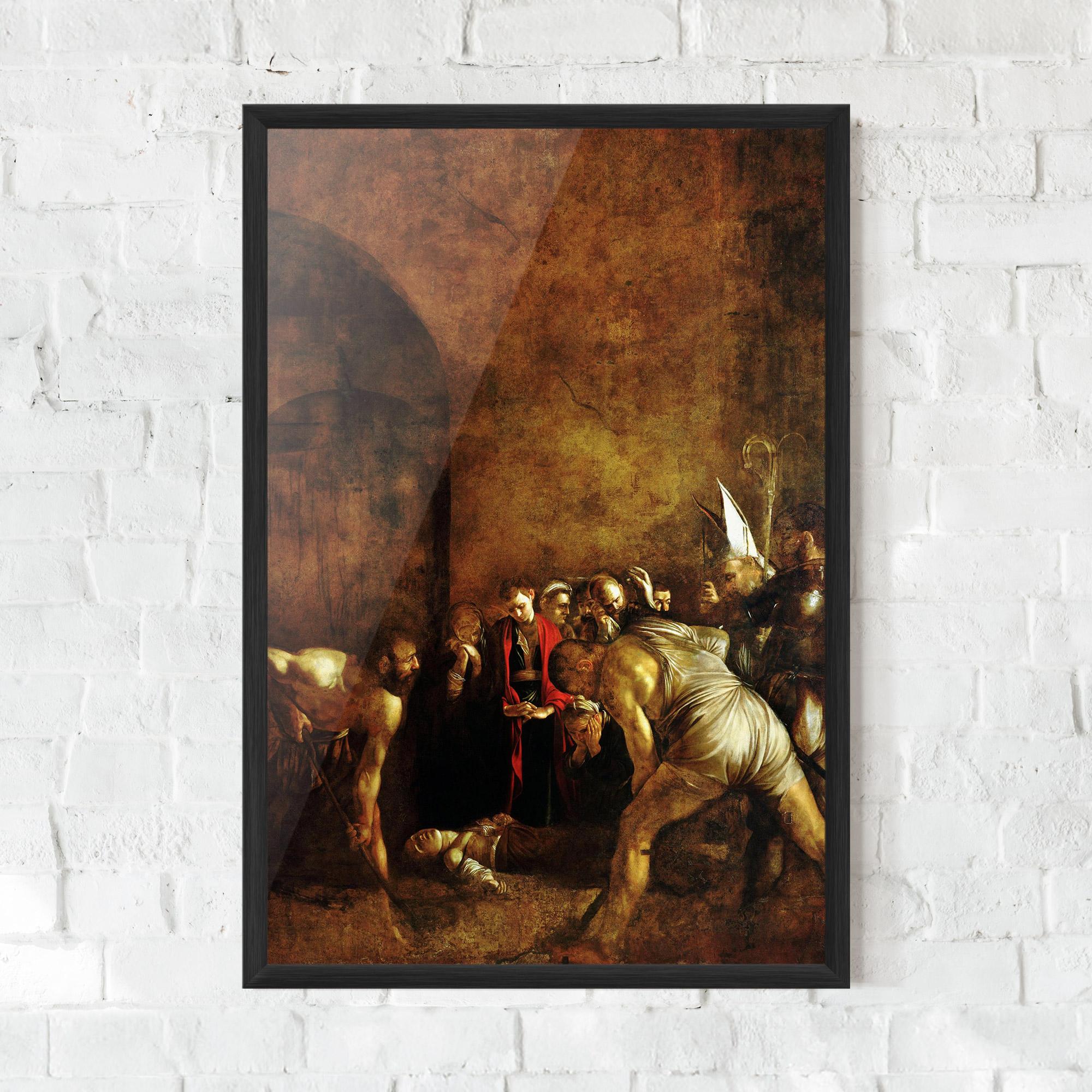 Plakat w Ramie Burial Of Saint Lucy mockup 0