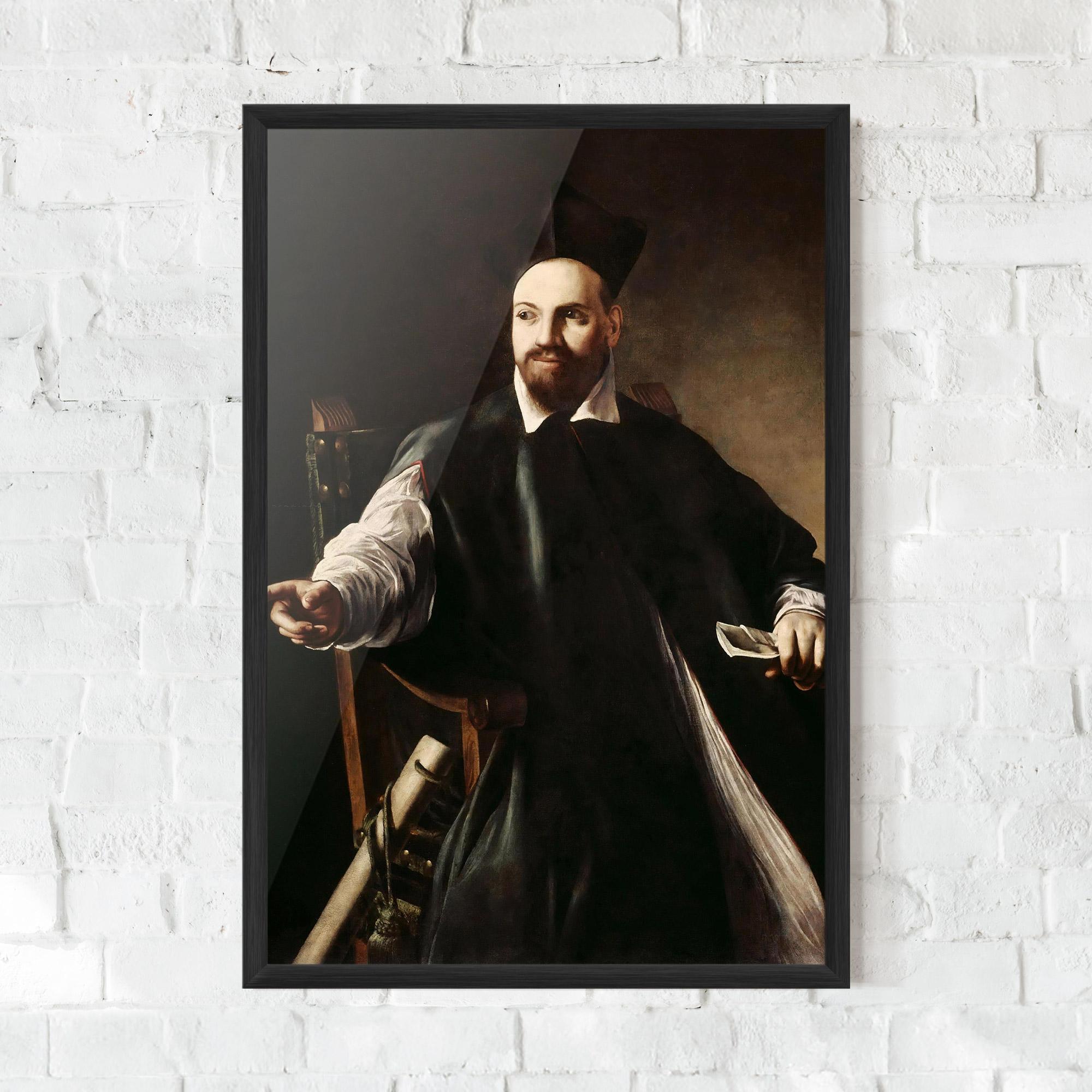 Plakat w Ramie Caravaggio Maffeo Barberini mockup 0