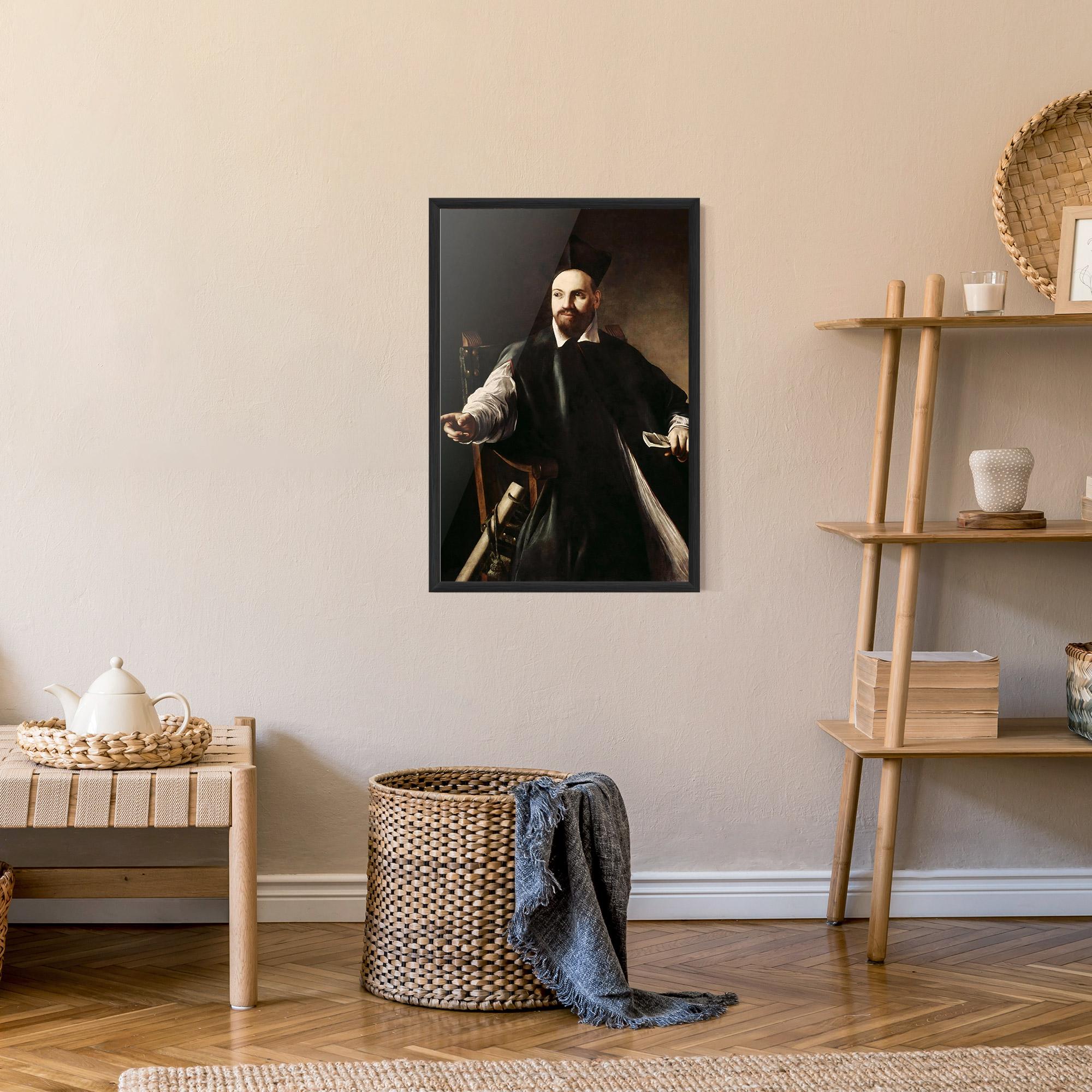 Plakat w Ramie Caravaggio Maffeo Barberini mockup 9