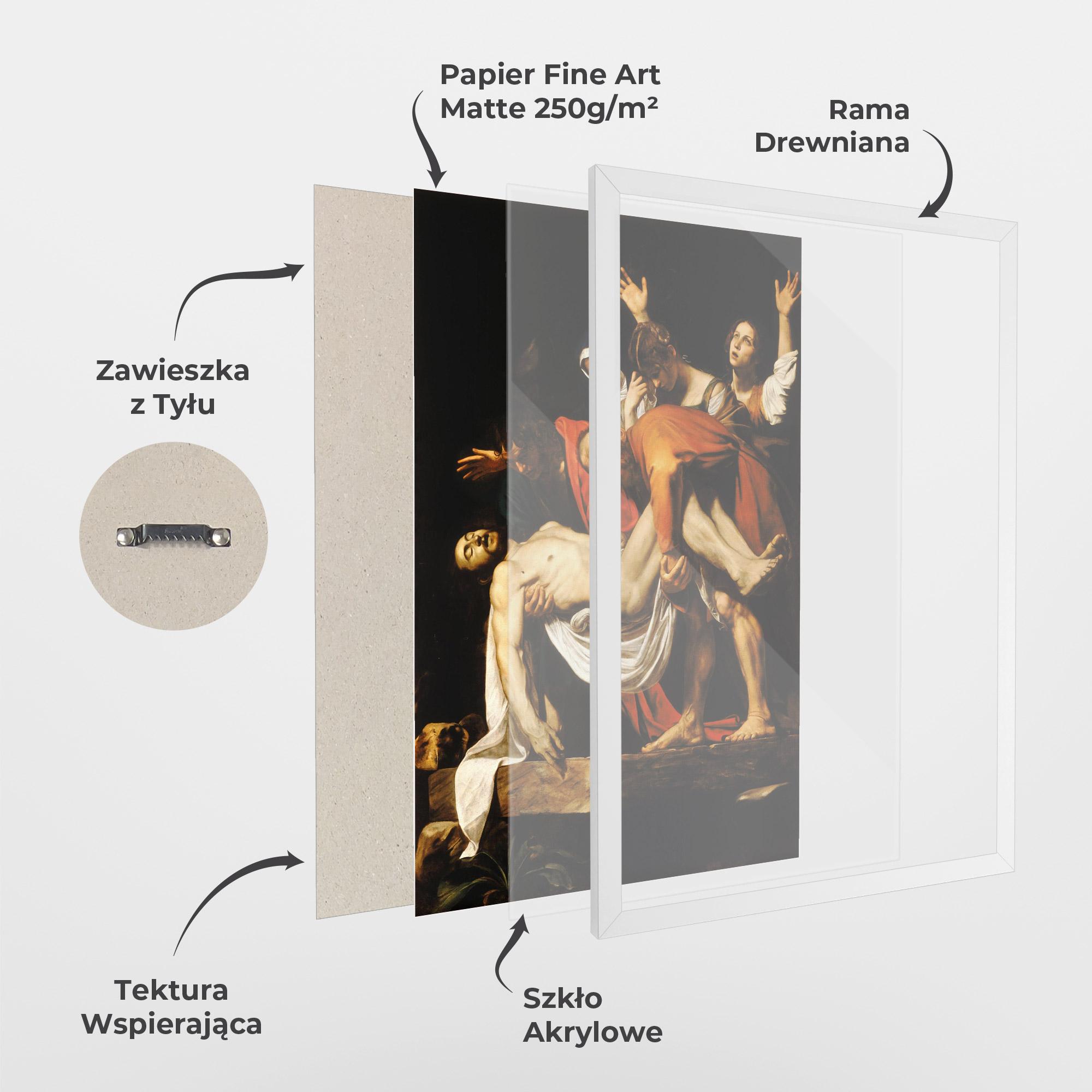 Plakat w Ramie The Entombment Of Christ mockup 1