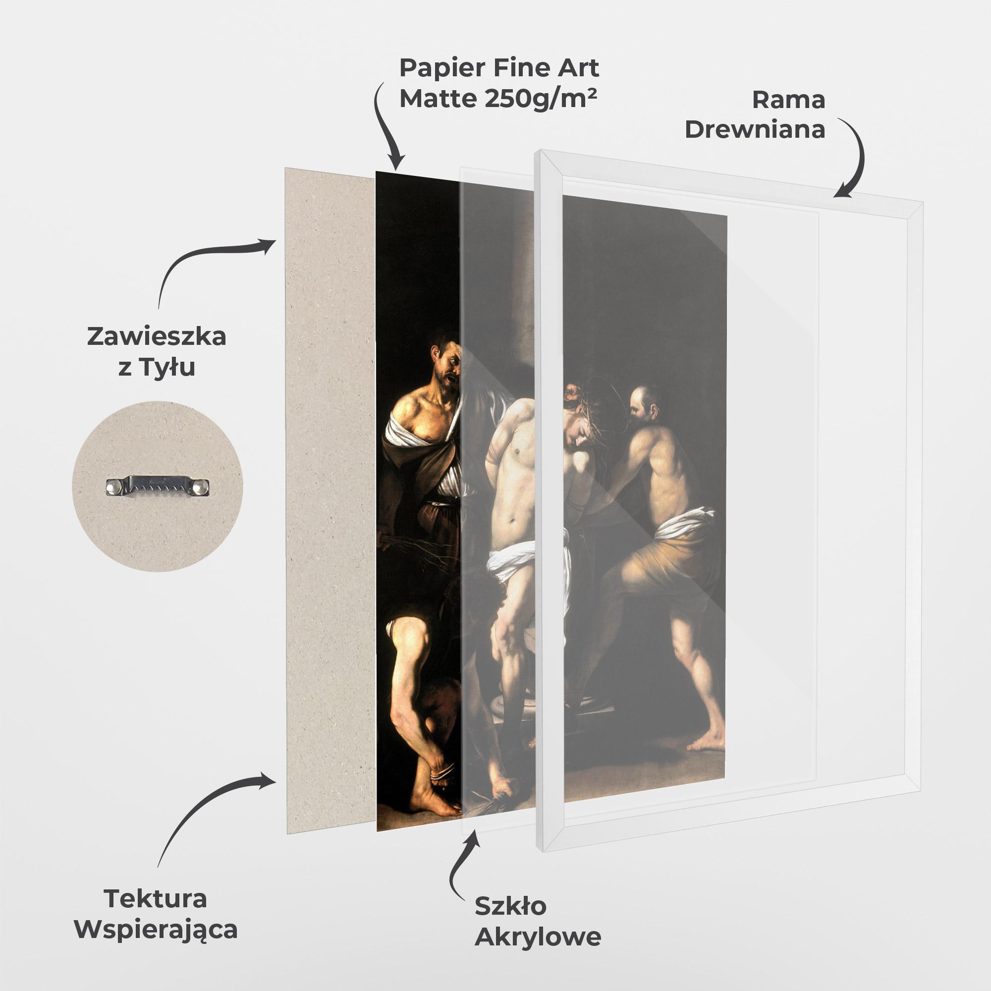 Plakat w Ramie The Flagellation Of Christ mockup 1