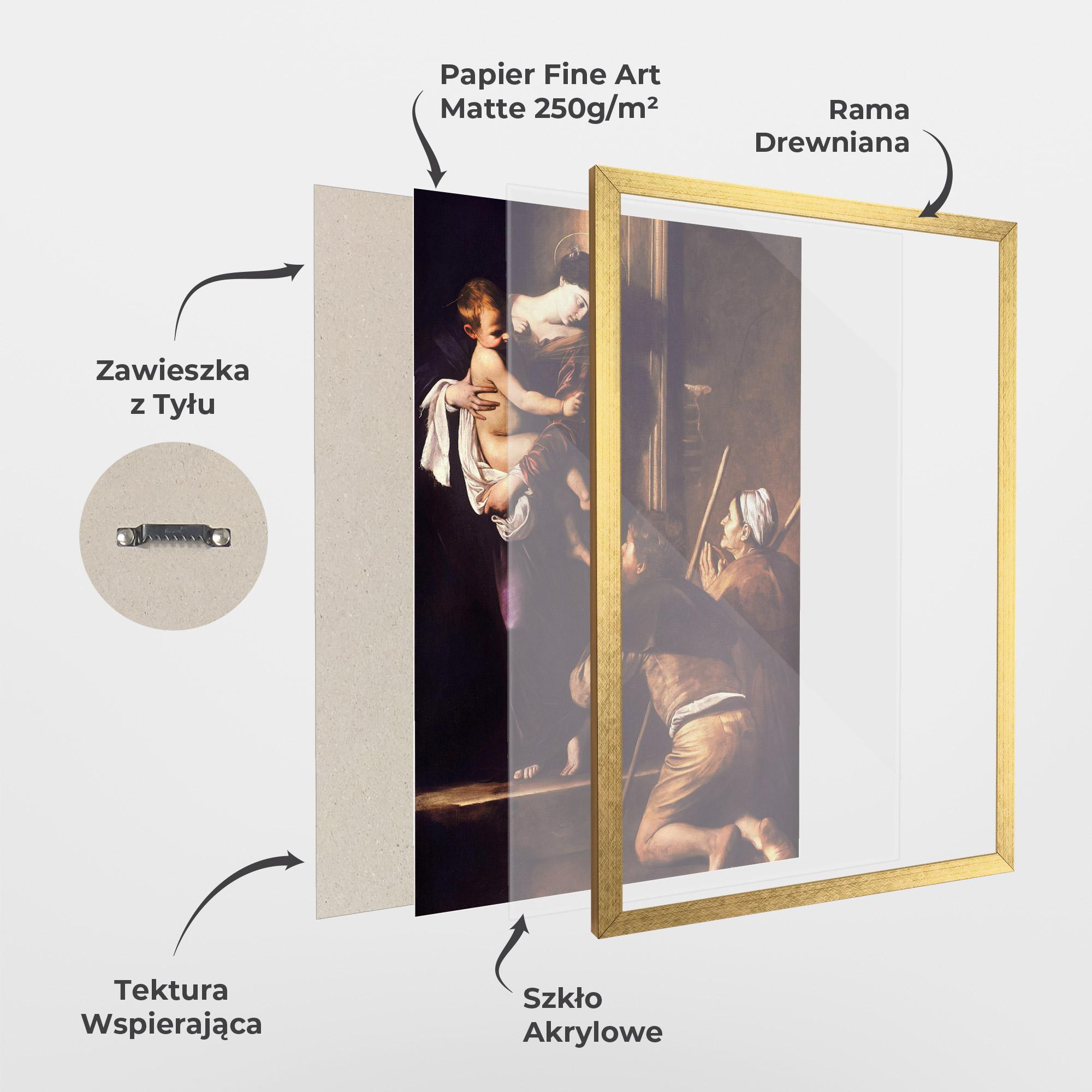 Plakat w Ramie Madonna Di Loreto mockup 1