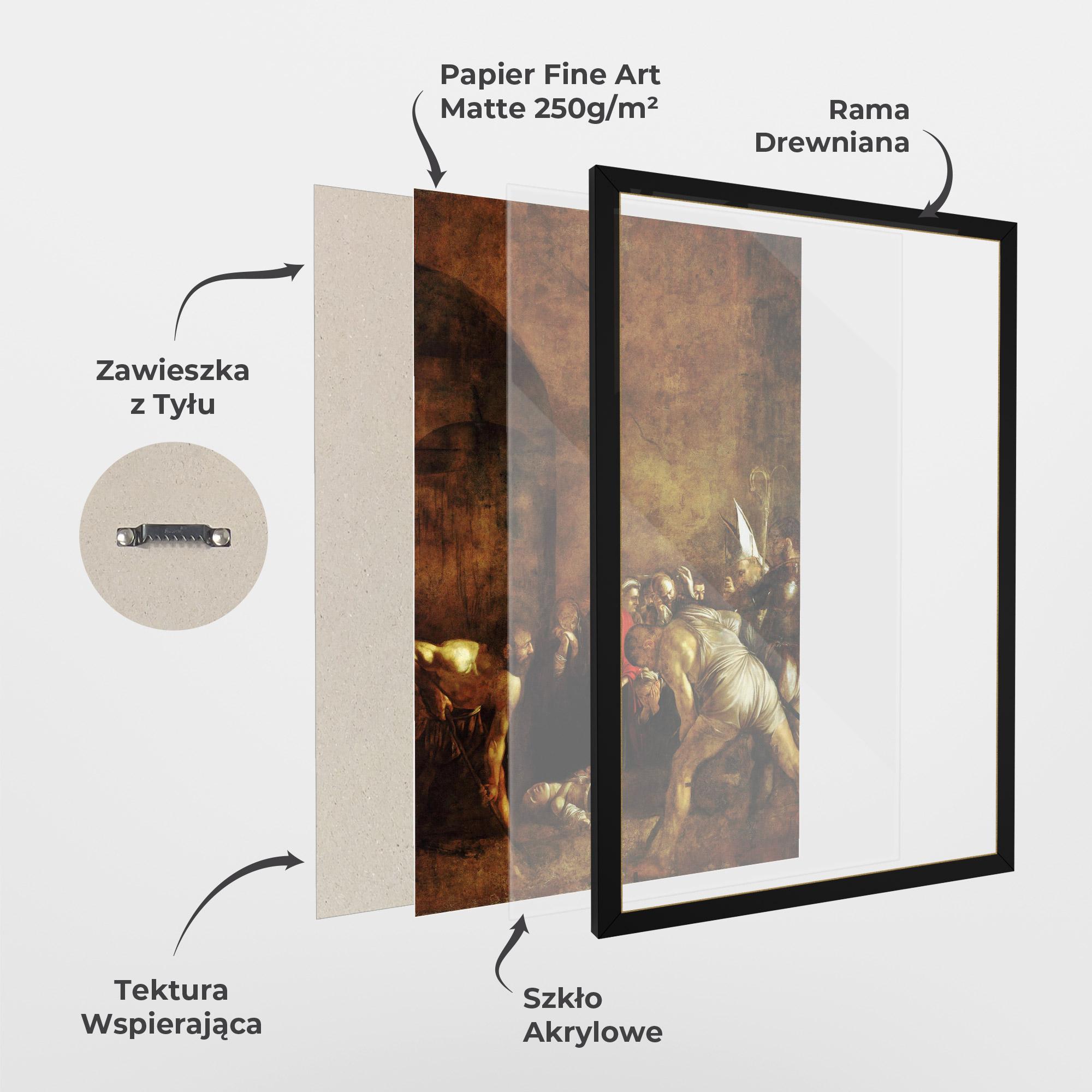 Plakat w Ramie Burial Of Saint Lucy mockup 1