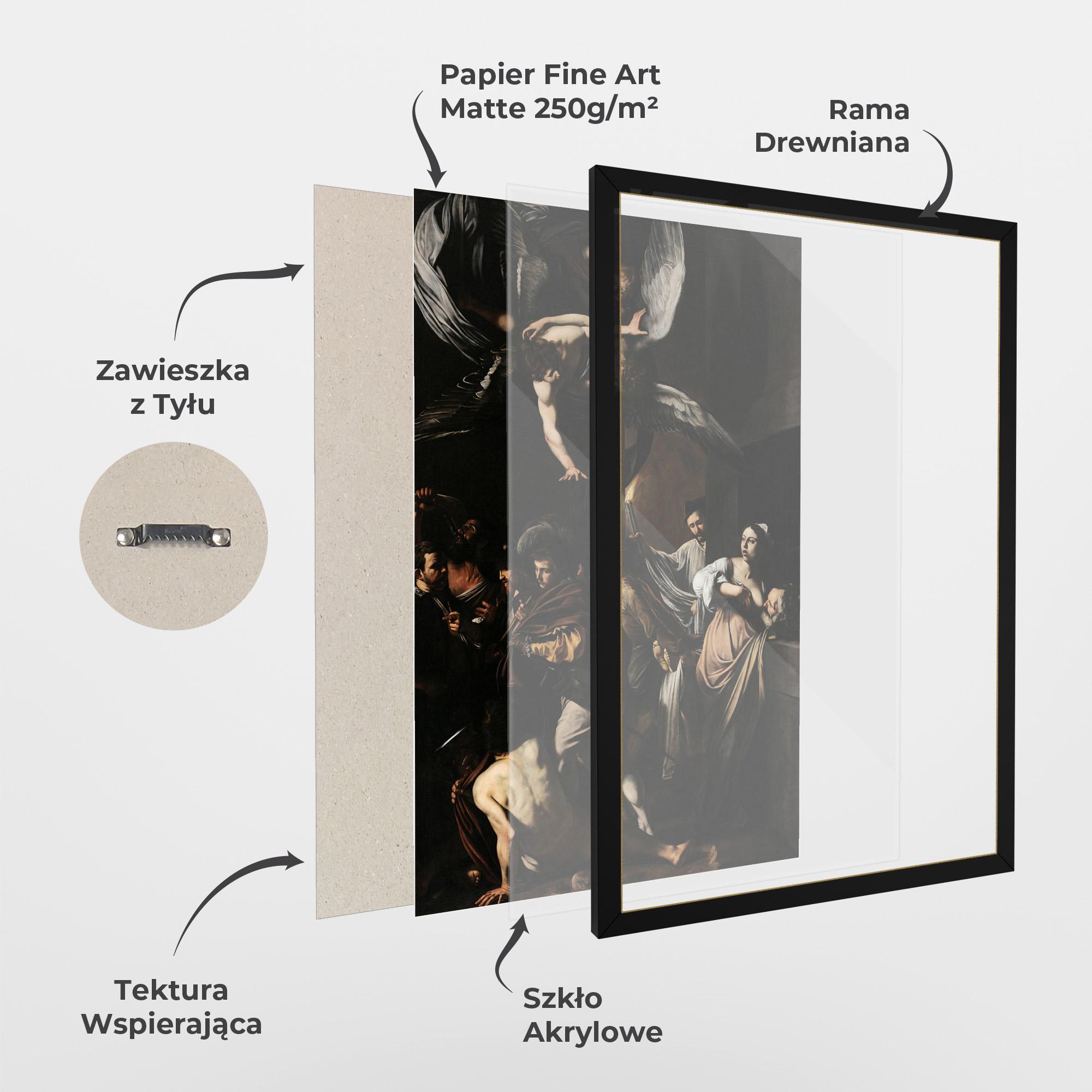 Plakat w Ramie Sette Opere Di Misericordia mockup 1