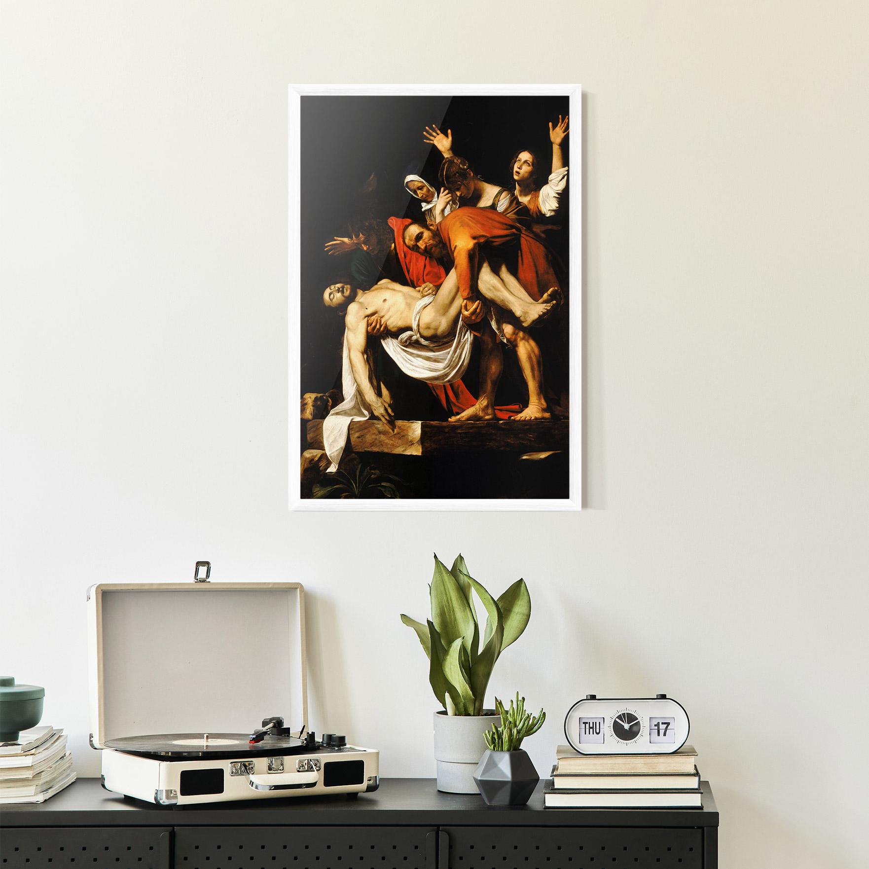 Plakat w Ramie The Entombment Of Christ mockup 2