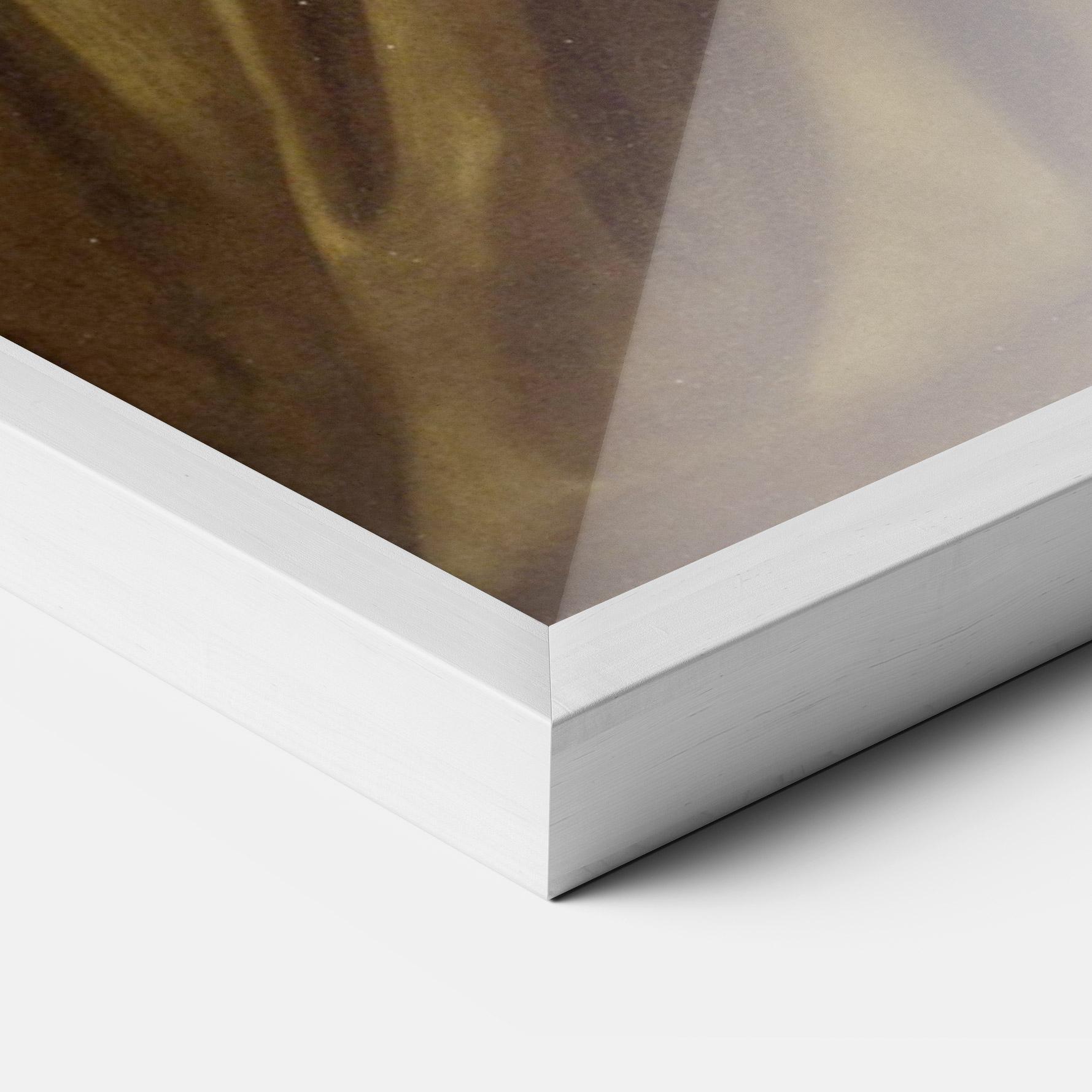 Plakat w Ramie Caravaggio Francis Prayer mockup 3