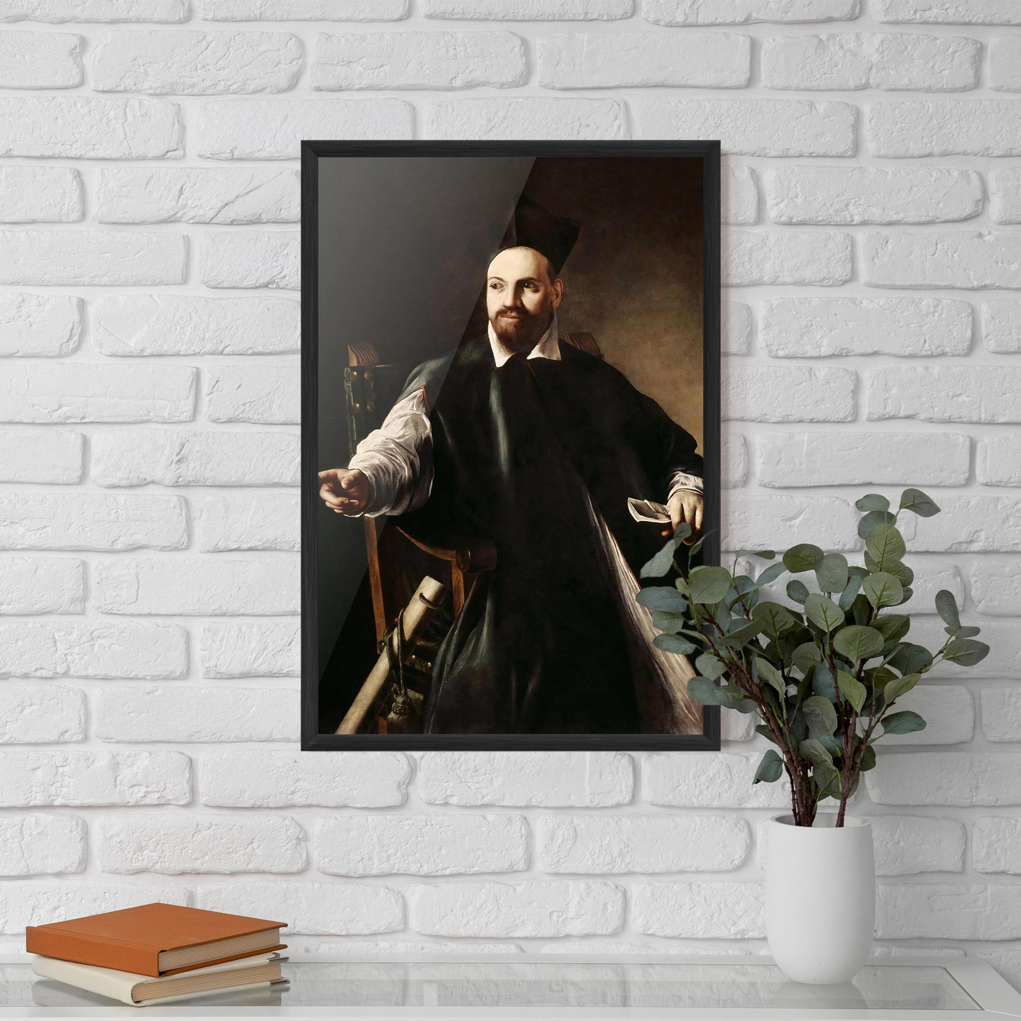 Plakat w Ramie Caravaggio Maffeo Barberini mockup 5