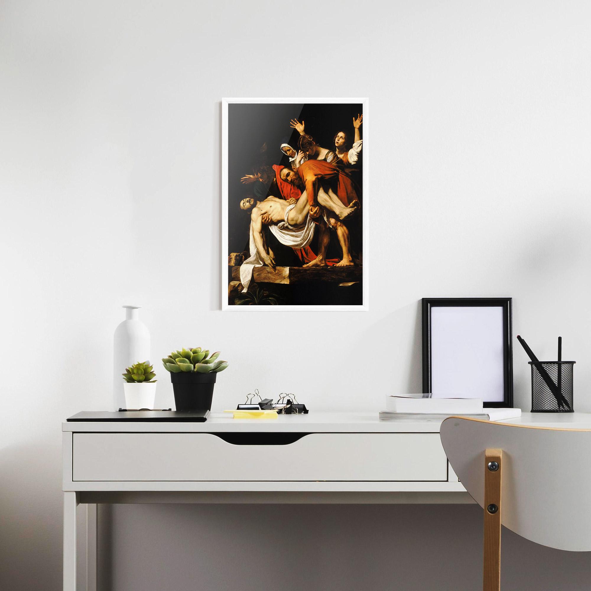 Plakat w Ramie The Entombment Of Christ mockup 7