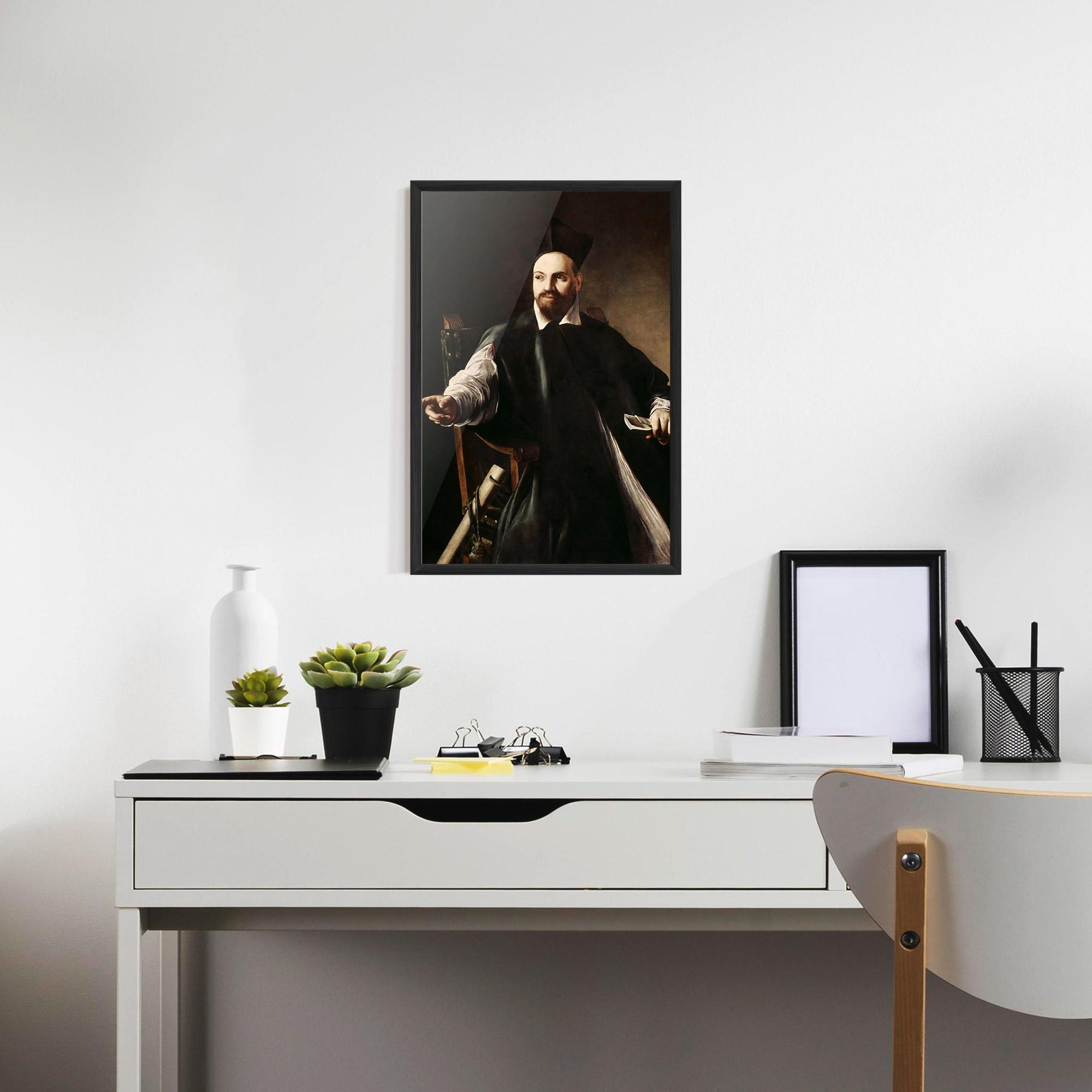 Plakat w Ramie Caravaggio Maffeo Barberini mockup 7