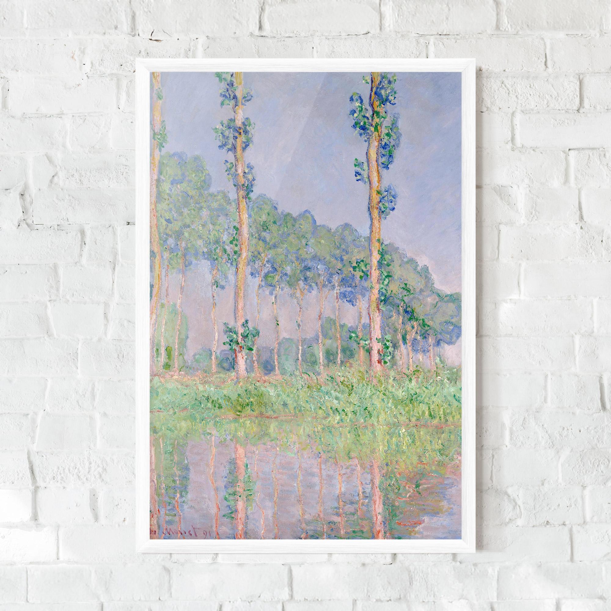 Plakat w Ramie Monet Pink Effect mockup 0