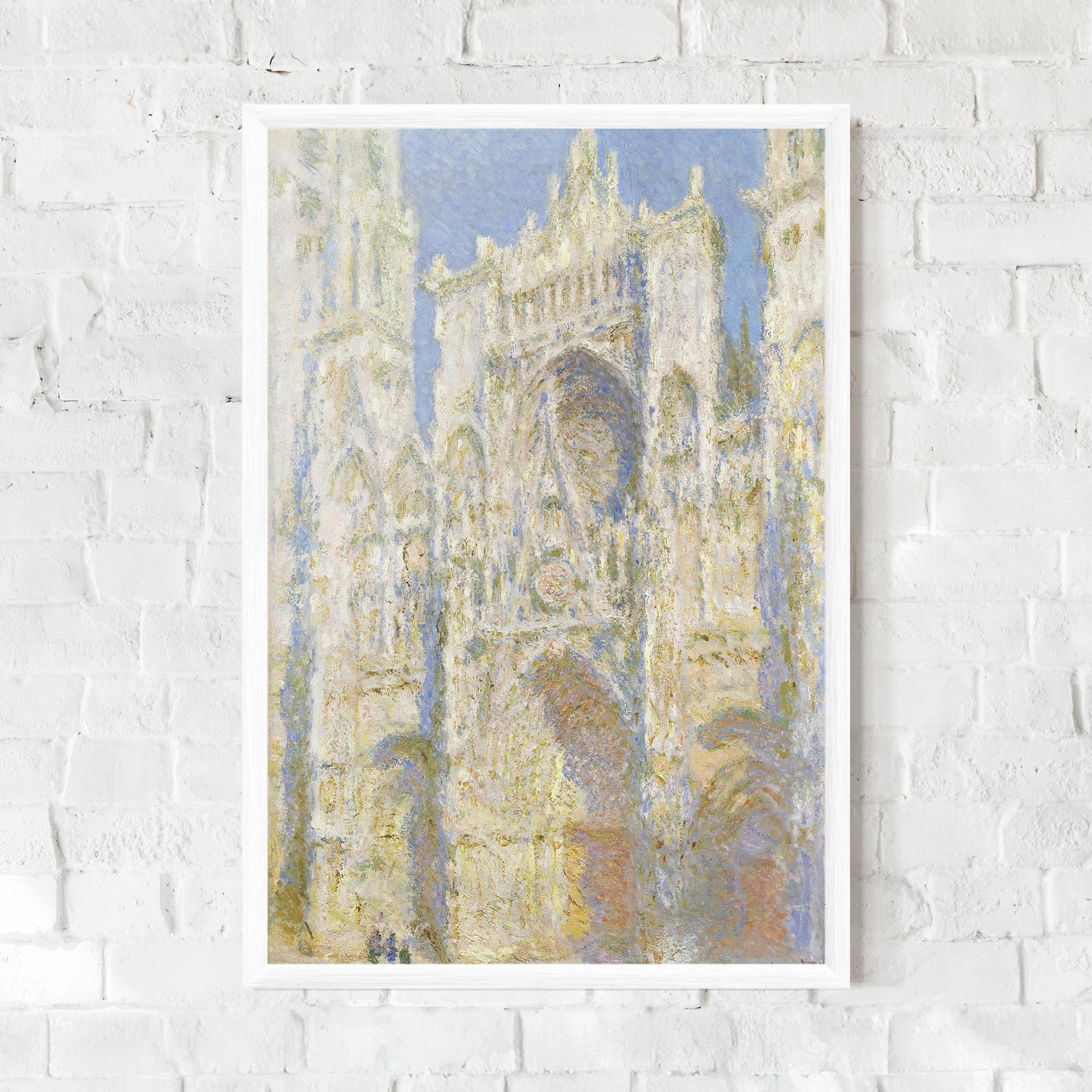 Plakat w Ramie Rouen Cathedral mockup 0