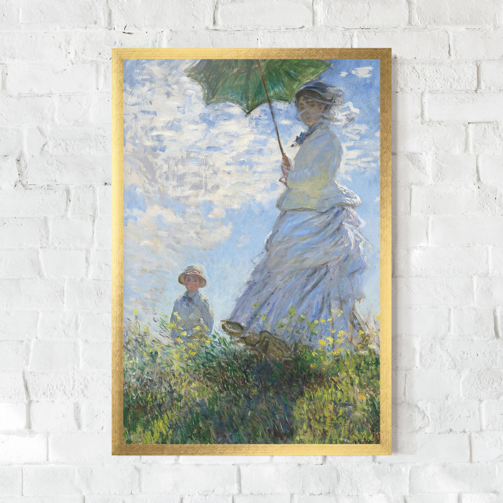 Plakat w Ramie Parasol Painting mockup 0