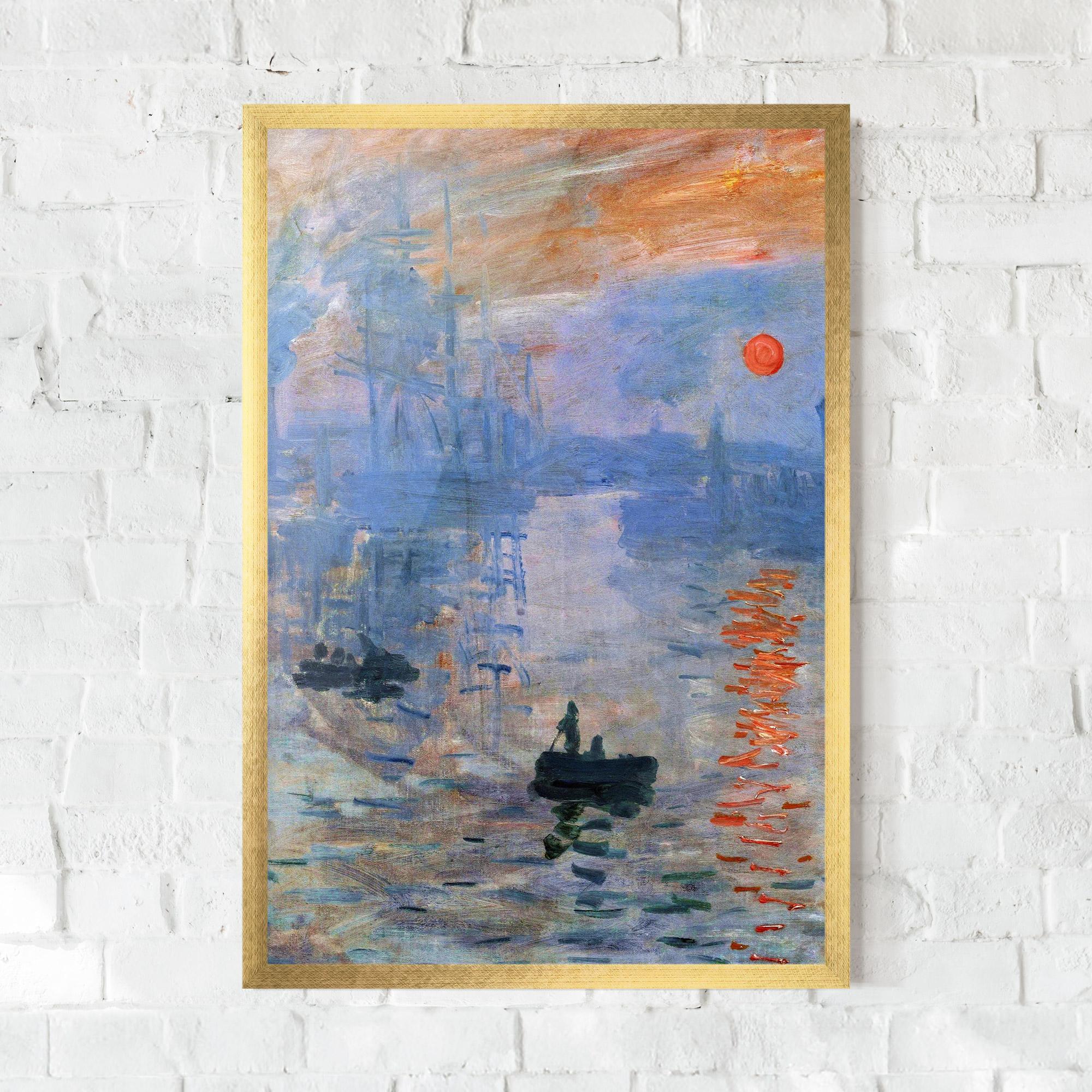 Plakat w Ramie Sunrise Painting mockup 0