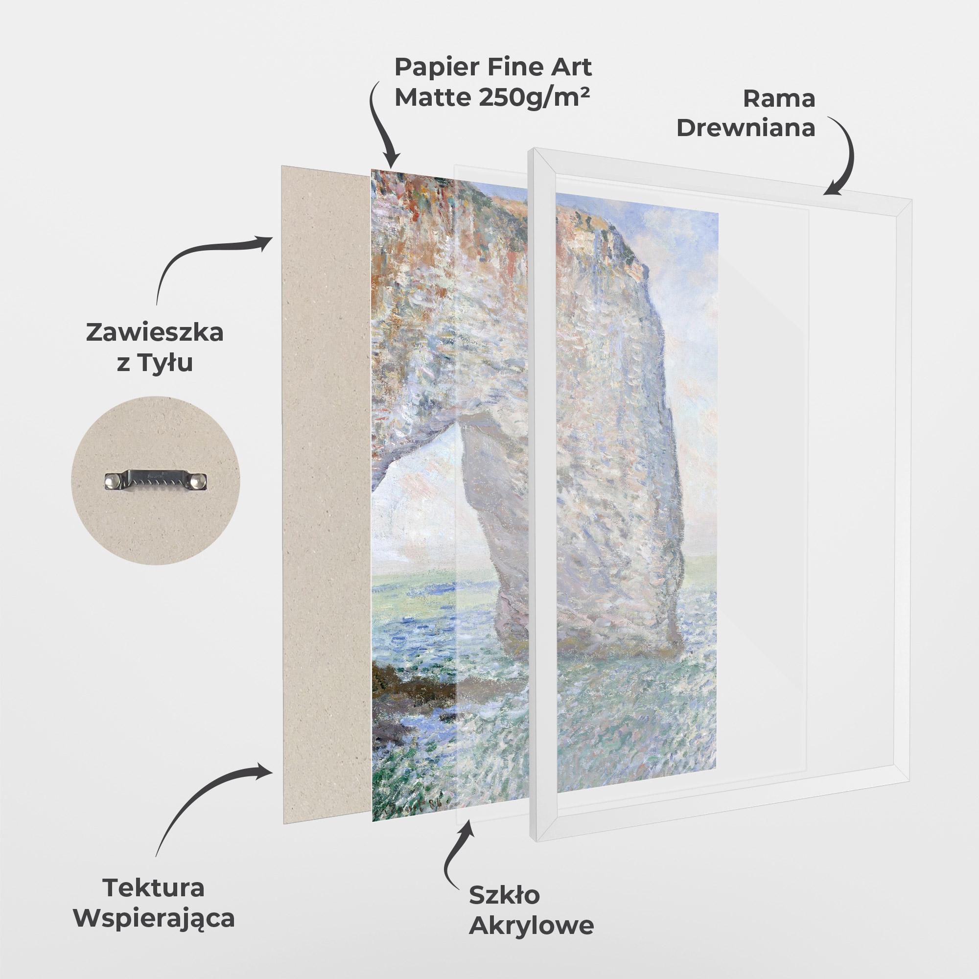 Plakat w Ramie Manneporte Near Etretat mockup 1