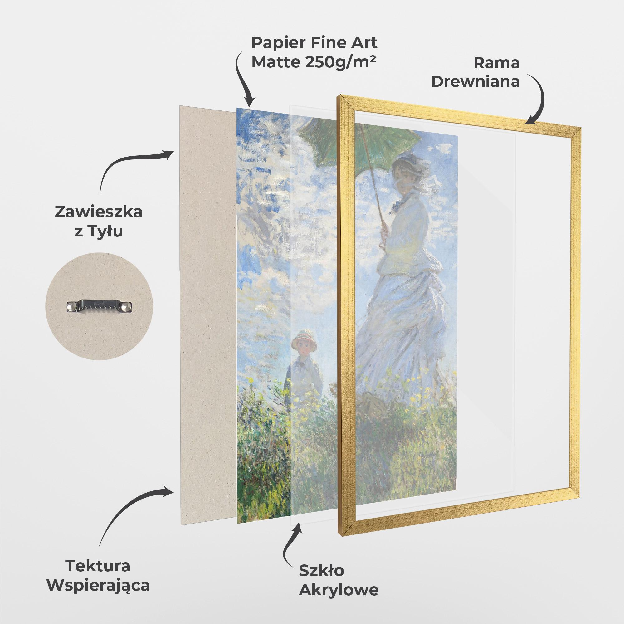 Plakat w Ramie Parasol Painting mockup 1