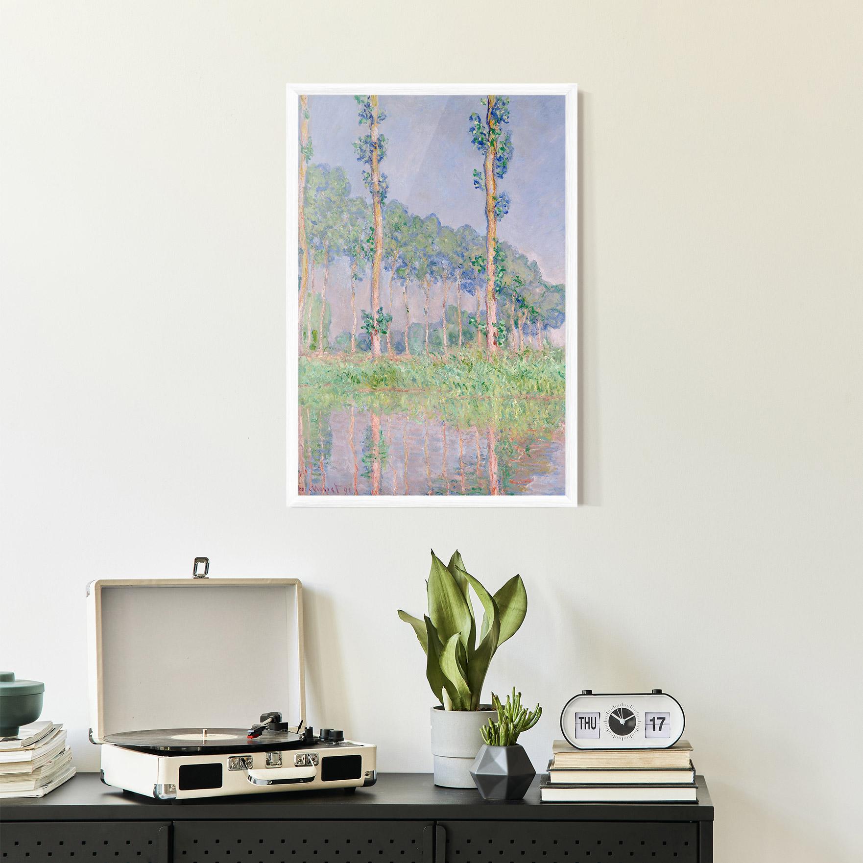 Plakat w Ramie Monet Pink Effect mockup 2