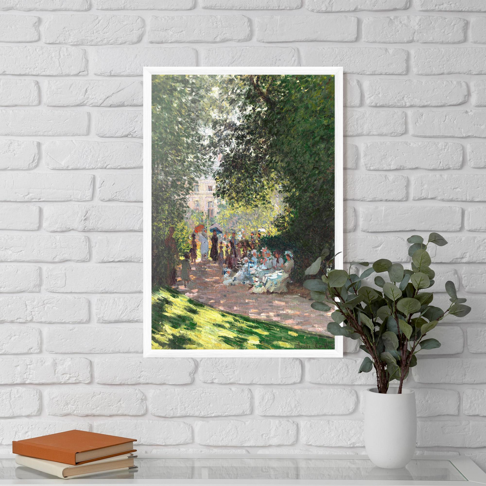 Plakat w Ramie The Parc Monceau mockup 5