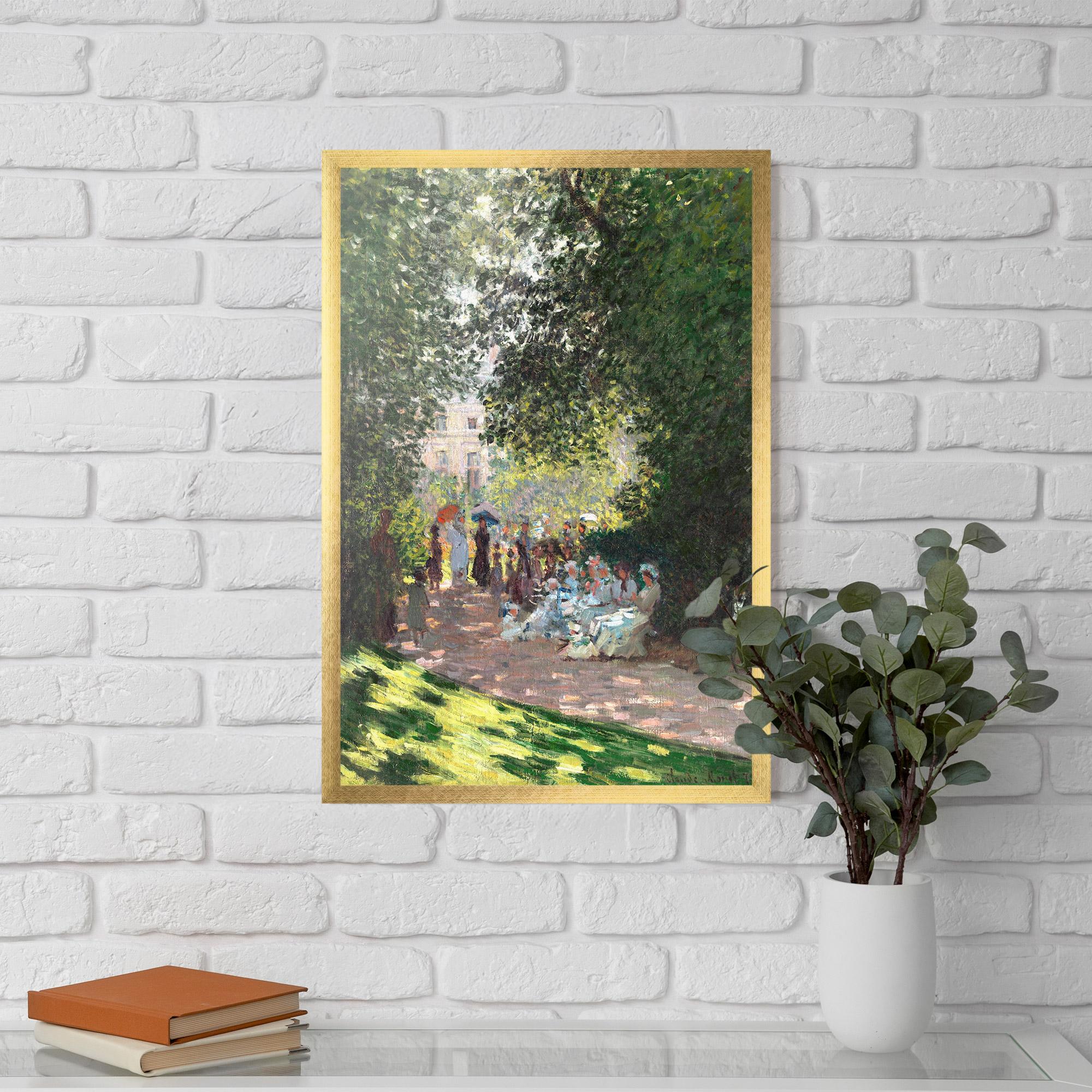 Plakat w Ramie The Parc Monceau mockup 5