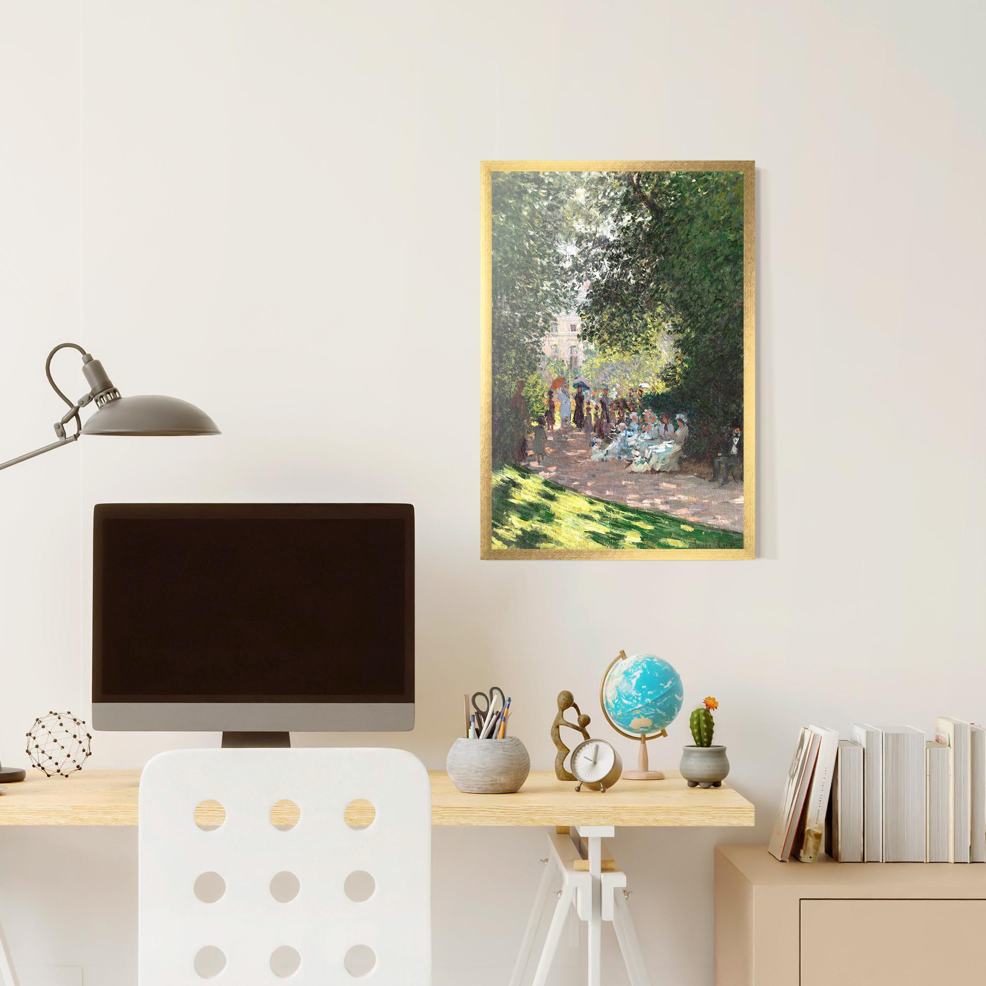 Plakat w Ramie The Parc Monceau mockup 6