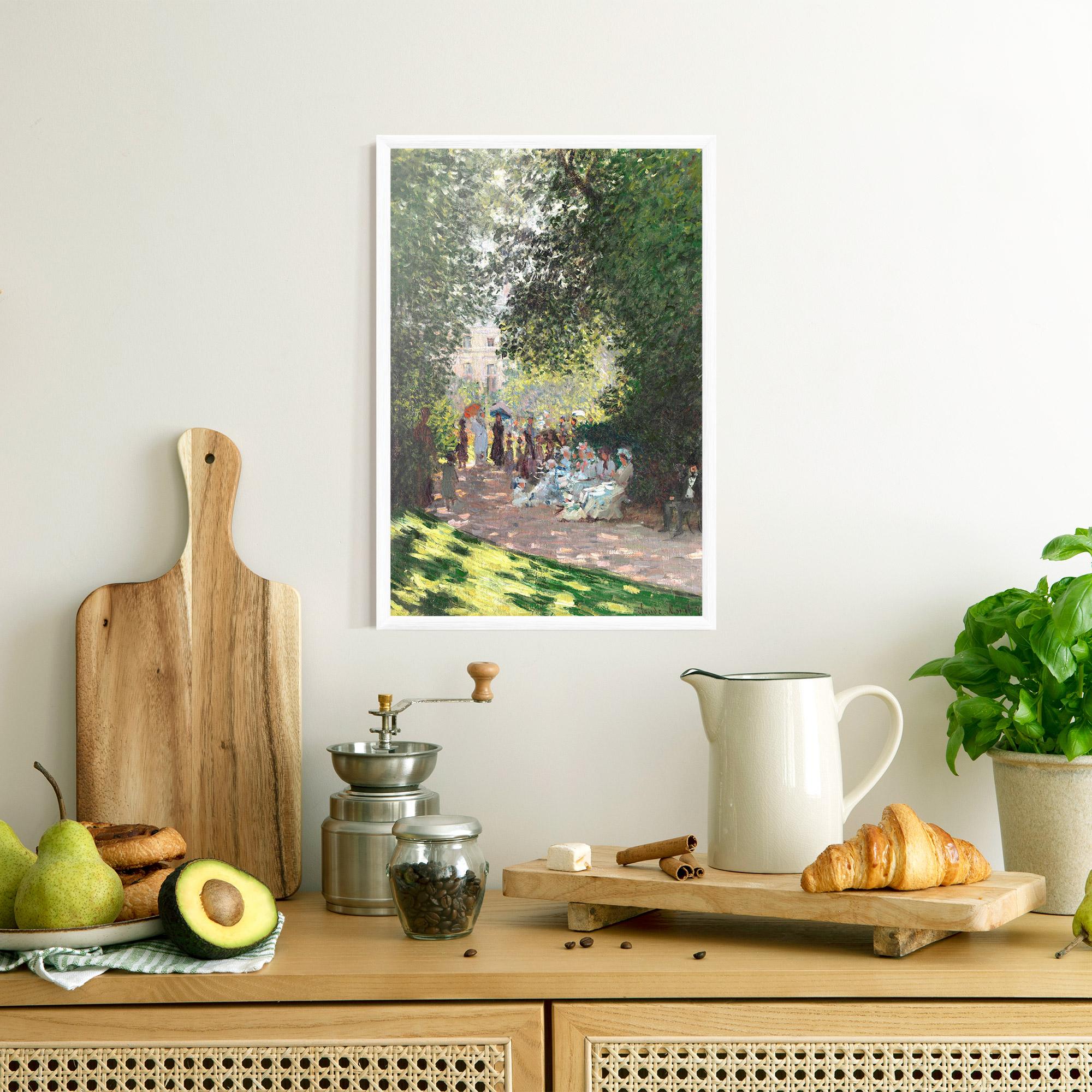 Plakat w Ramie The Parc Monceau mockup 8