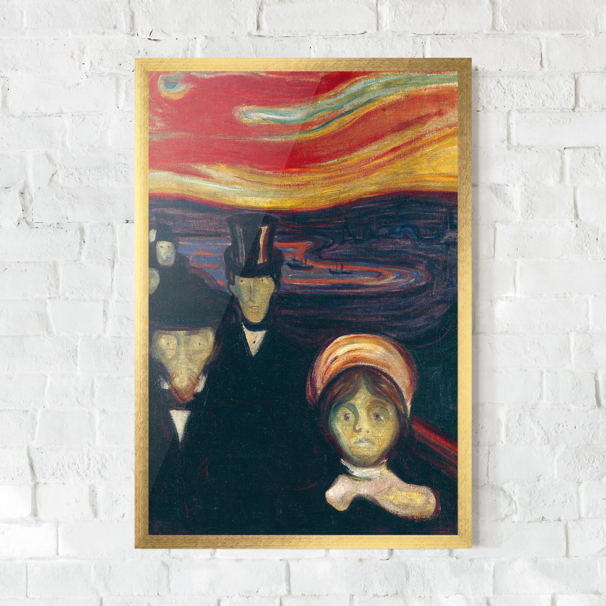 Plakat w Ramie Anxiety mockup 0