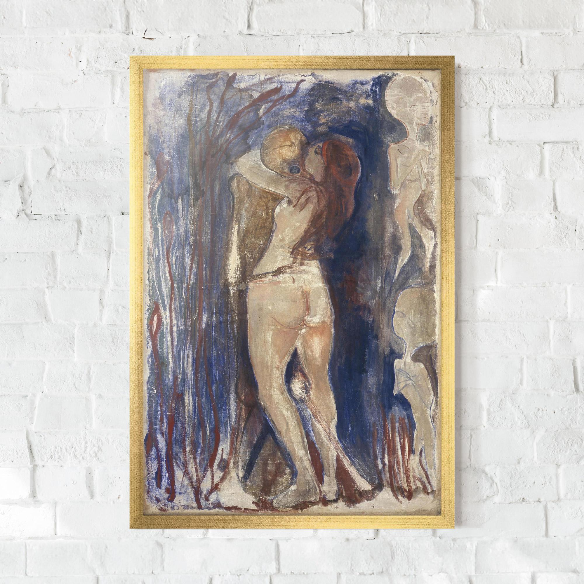 Plakat w Ramie Death And Life mockup 0