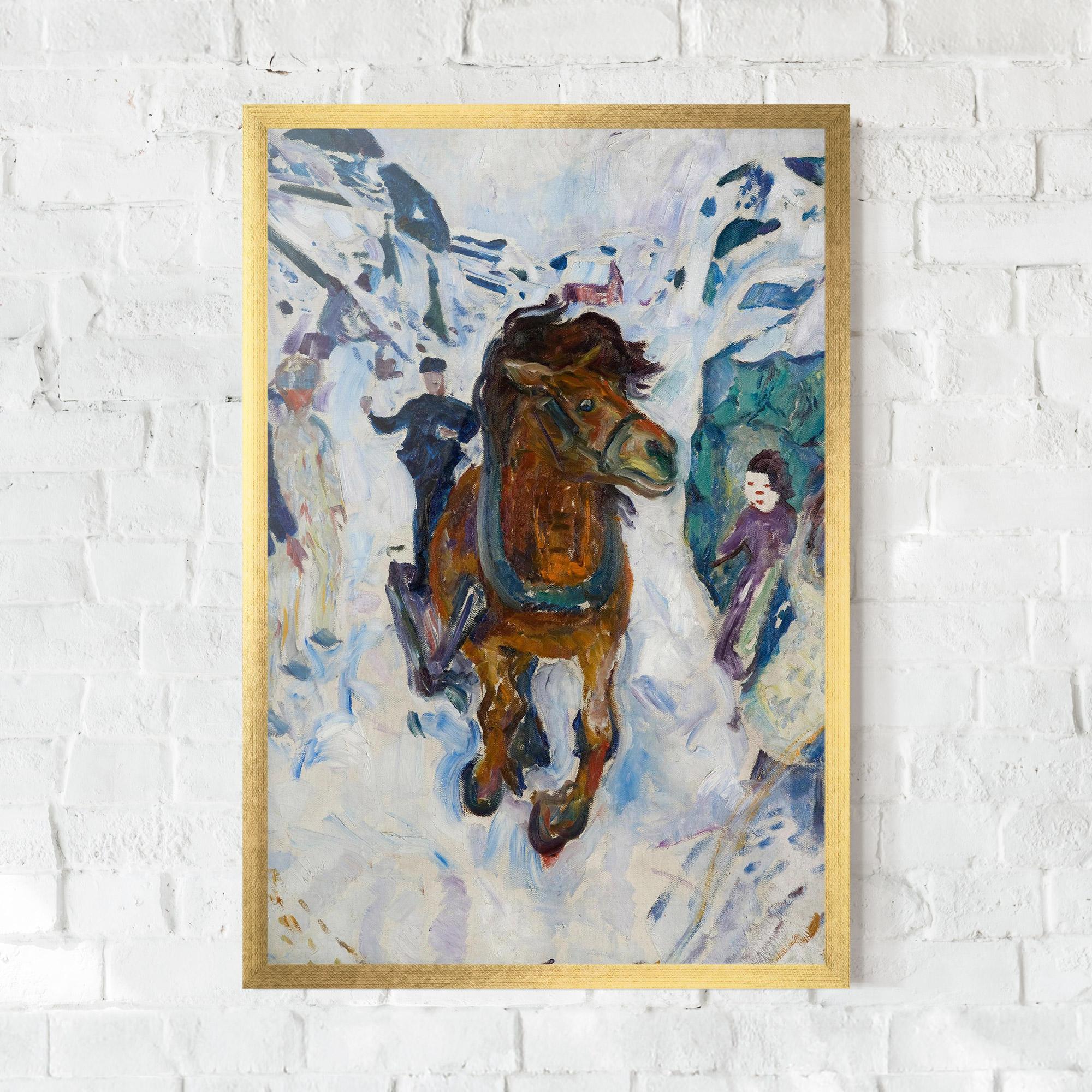 Plakat w Ramie Galloping Horse mockup 0